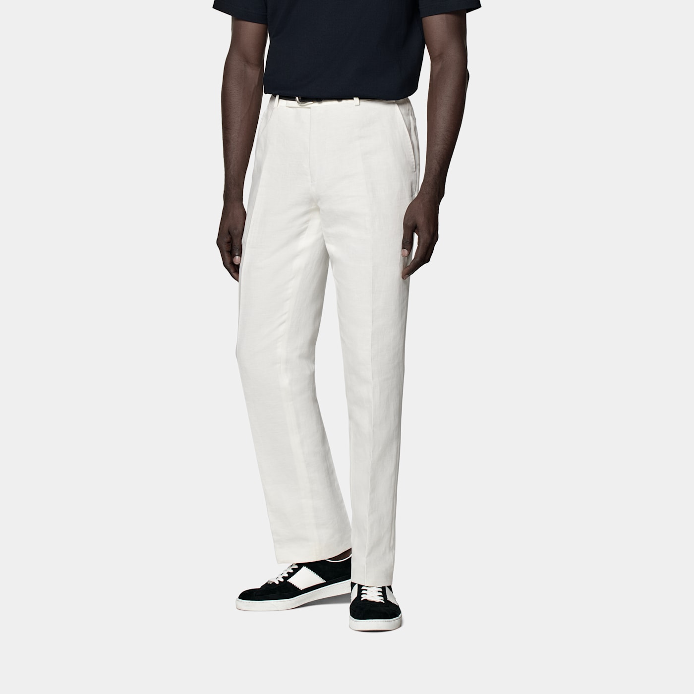 Suitsupply Off-white Straight Leg Pants