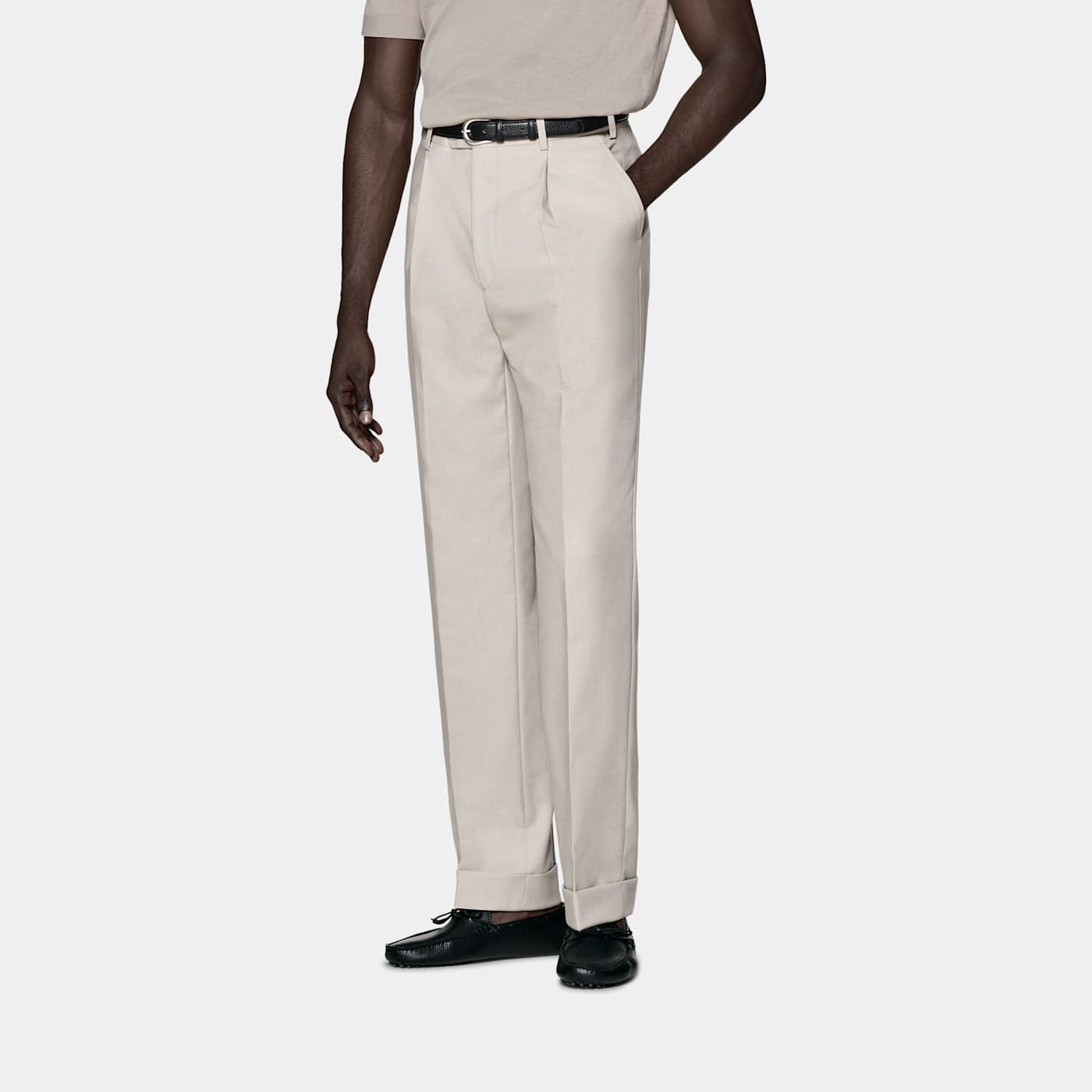 Suitsupply Light Taupe Firenze Pants In Neutral