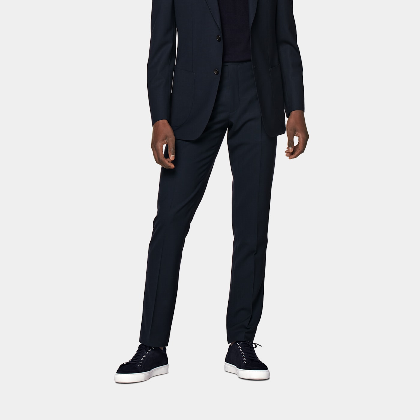 Suitsupply Navy Soho Pants In Blue