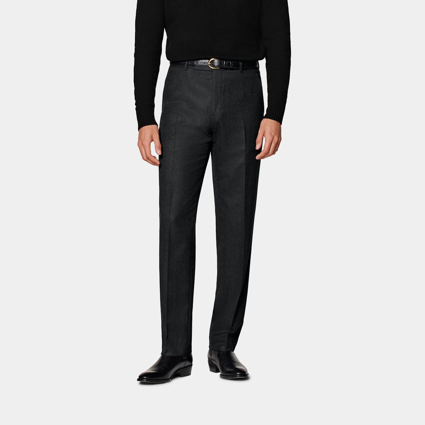 Suitsupply Pantalon De Costume Straight Leg Gris Foncé