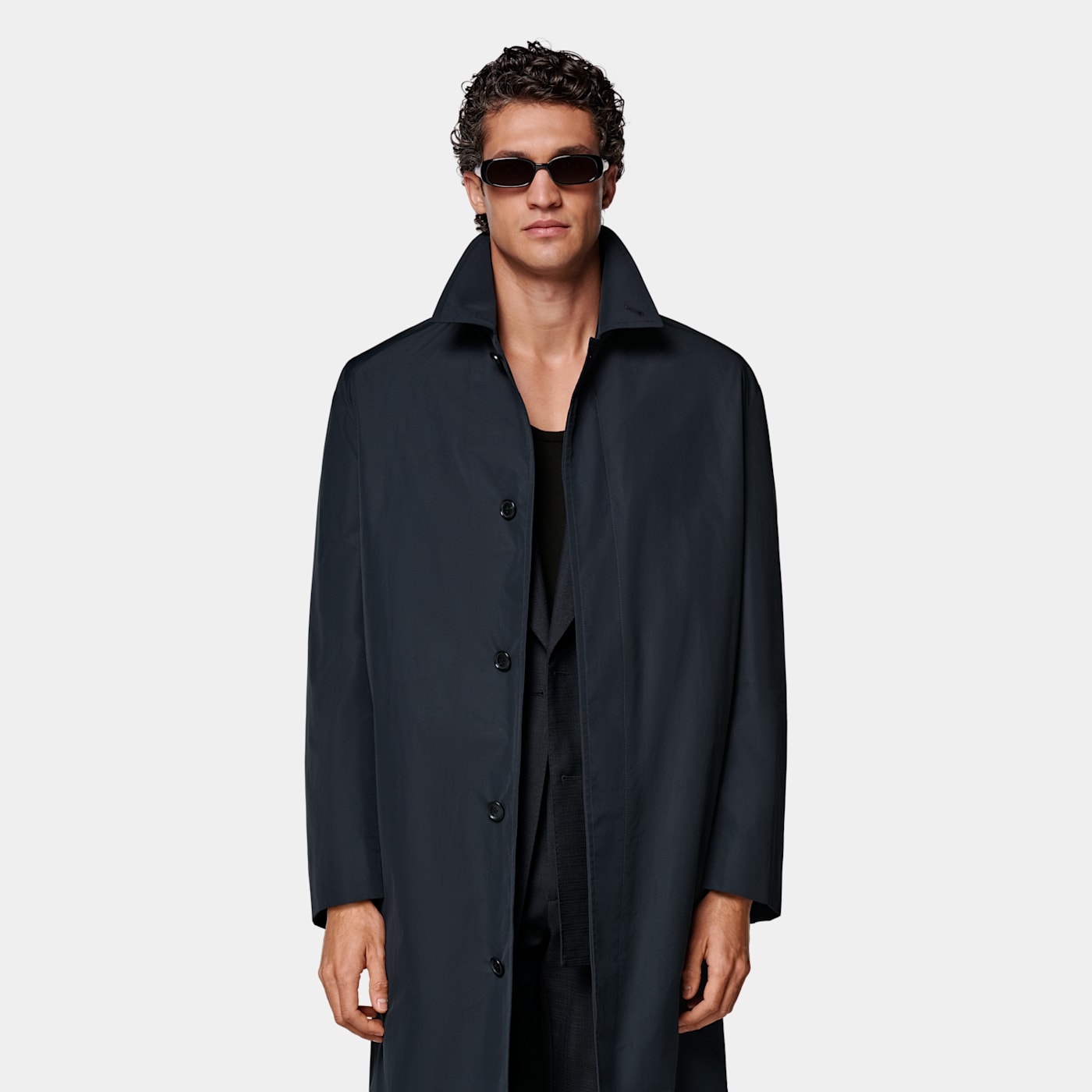 Suitsupply Navy Overcoat