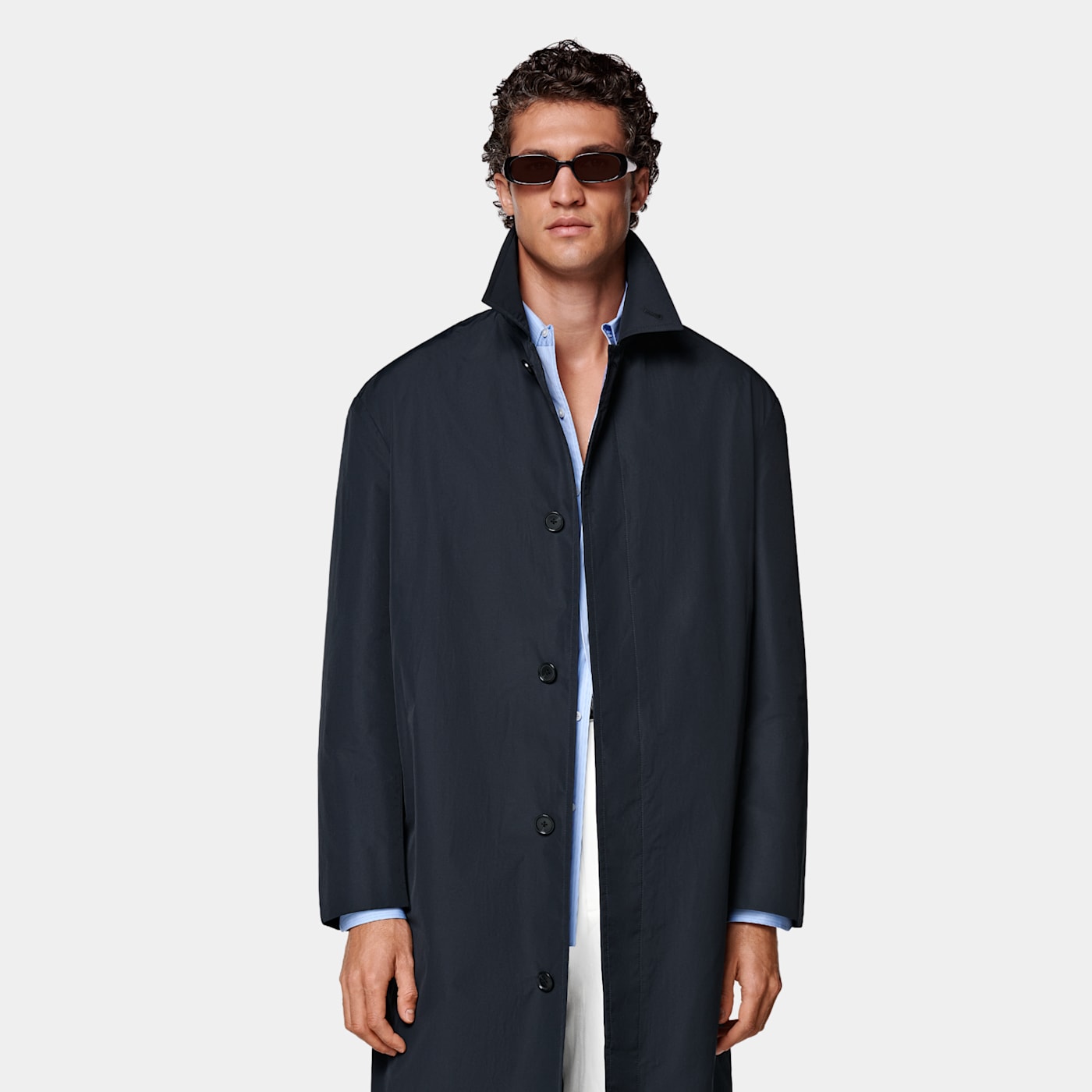Suitsupply Navy Overcoat