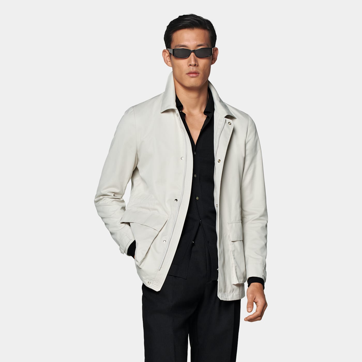 Suitsupply Sand Field Jacket In Gray