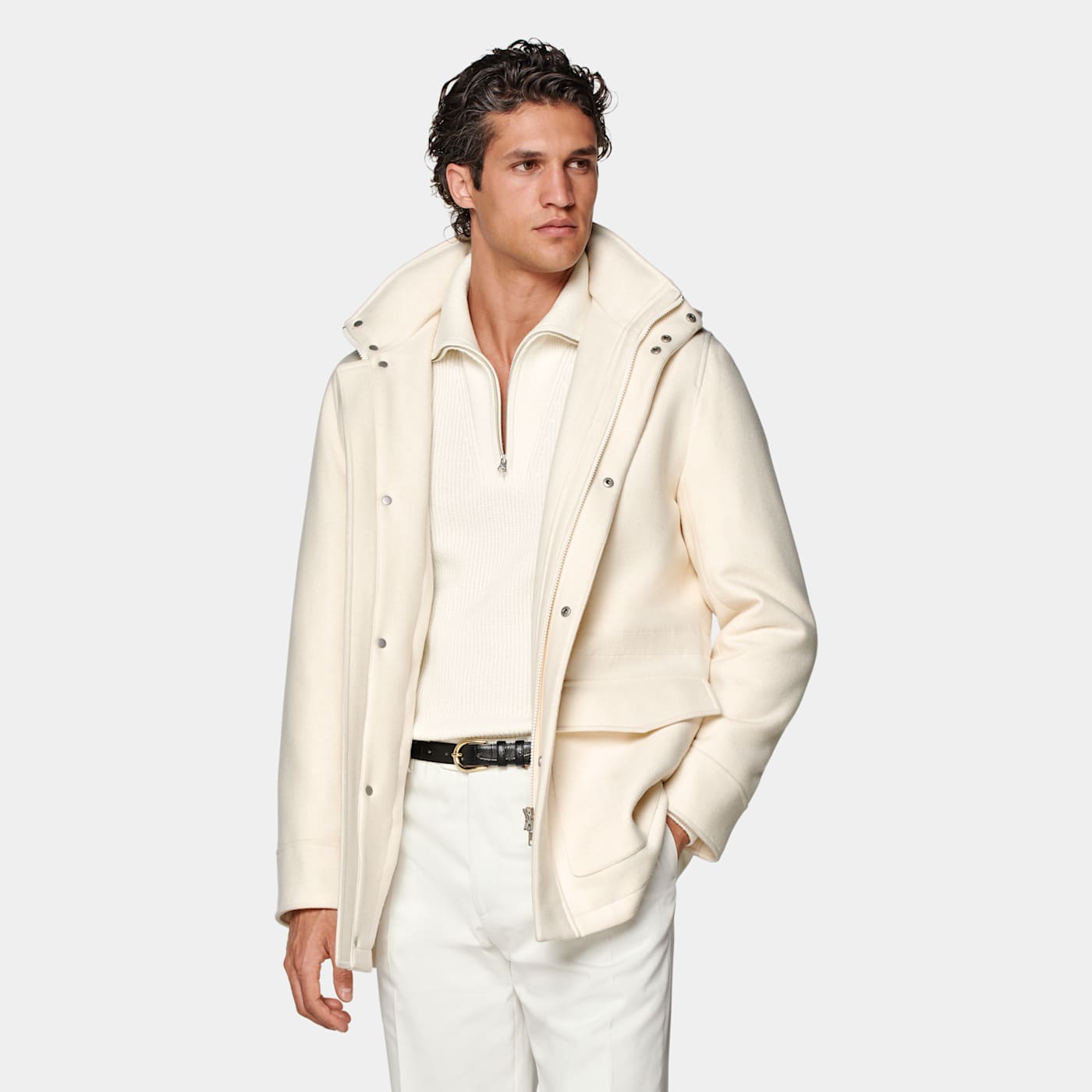 Suitsupply Off-white Padded Parka