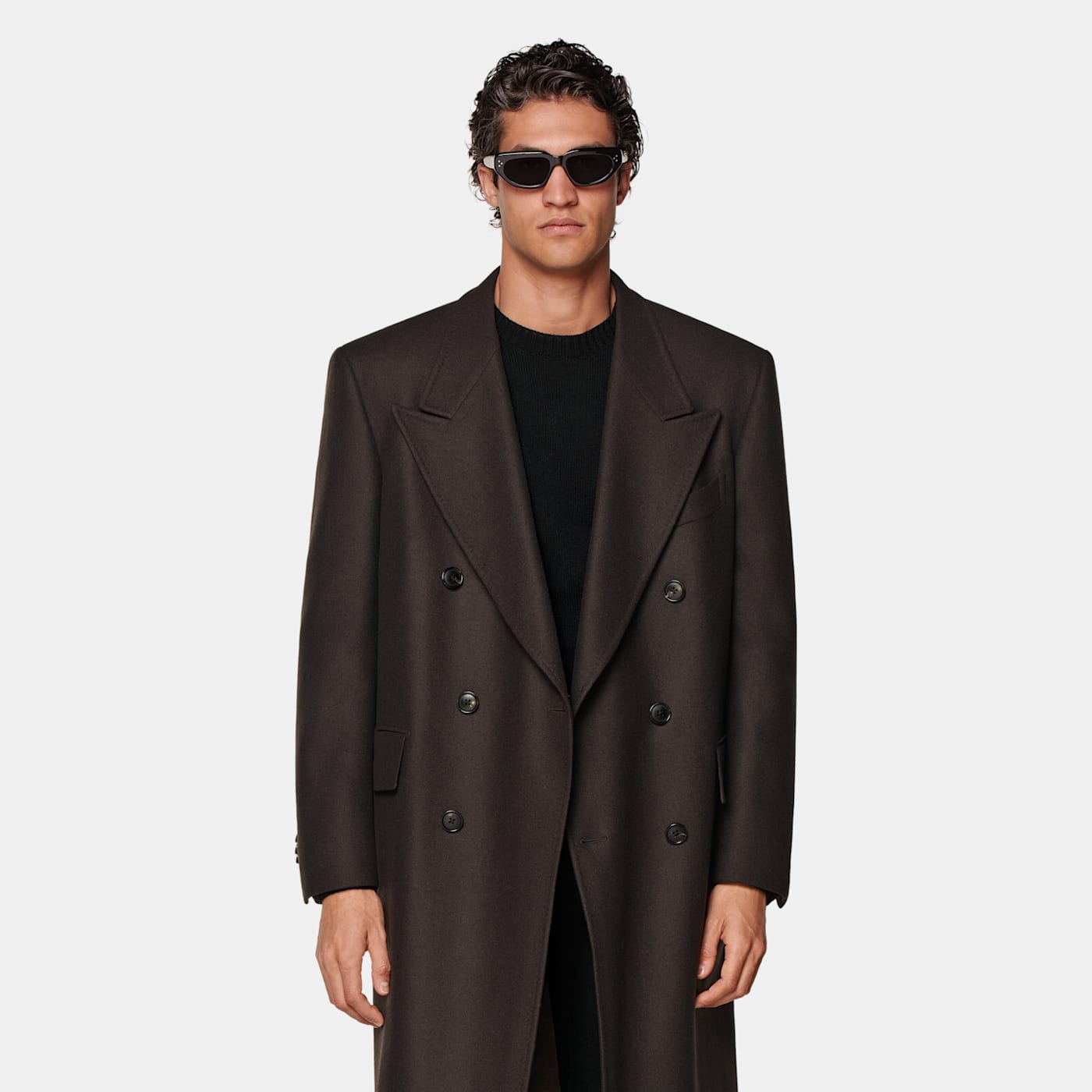 Suitsupply Dark Brown Overcoat