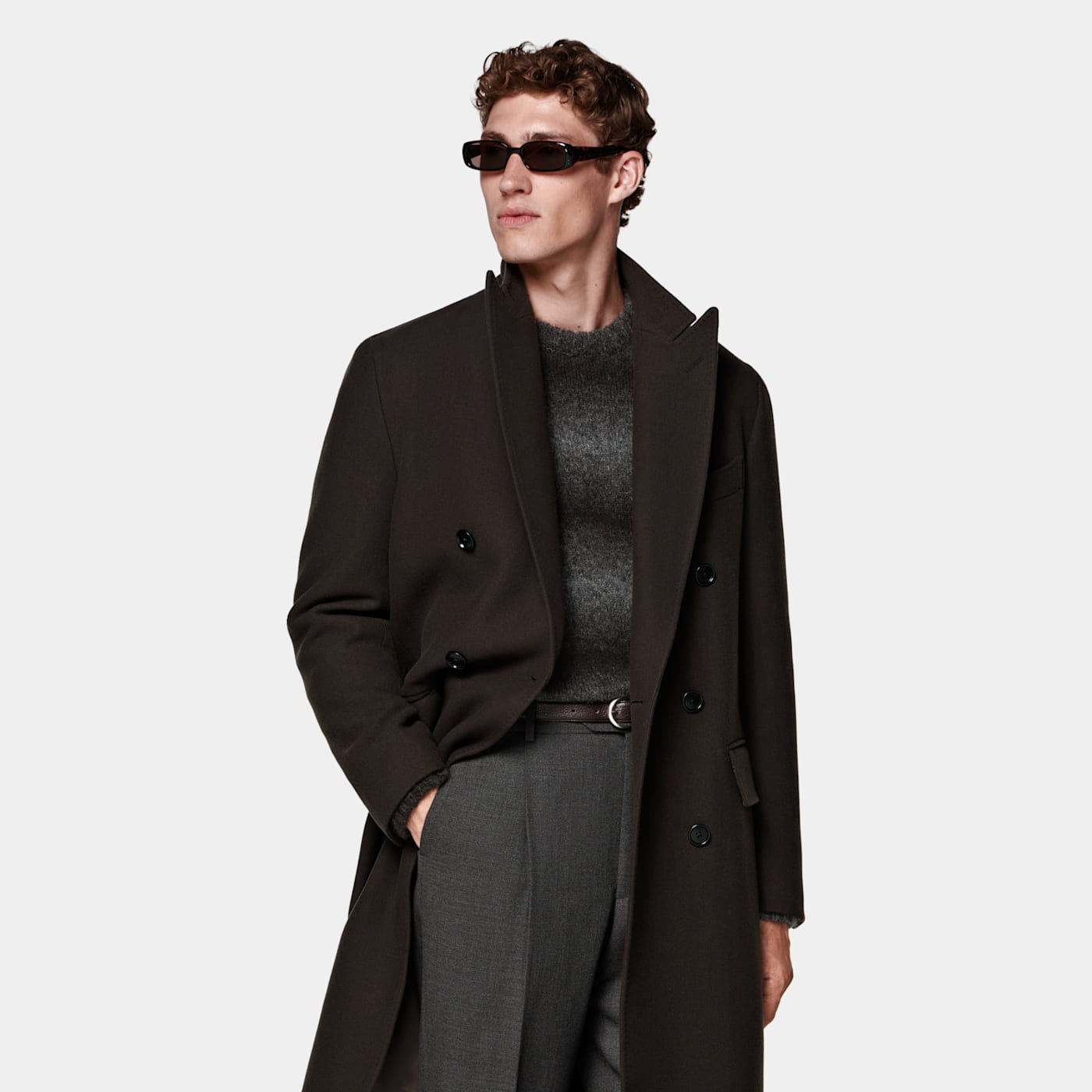 Suitsupply Brown Overcoat In Brown