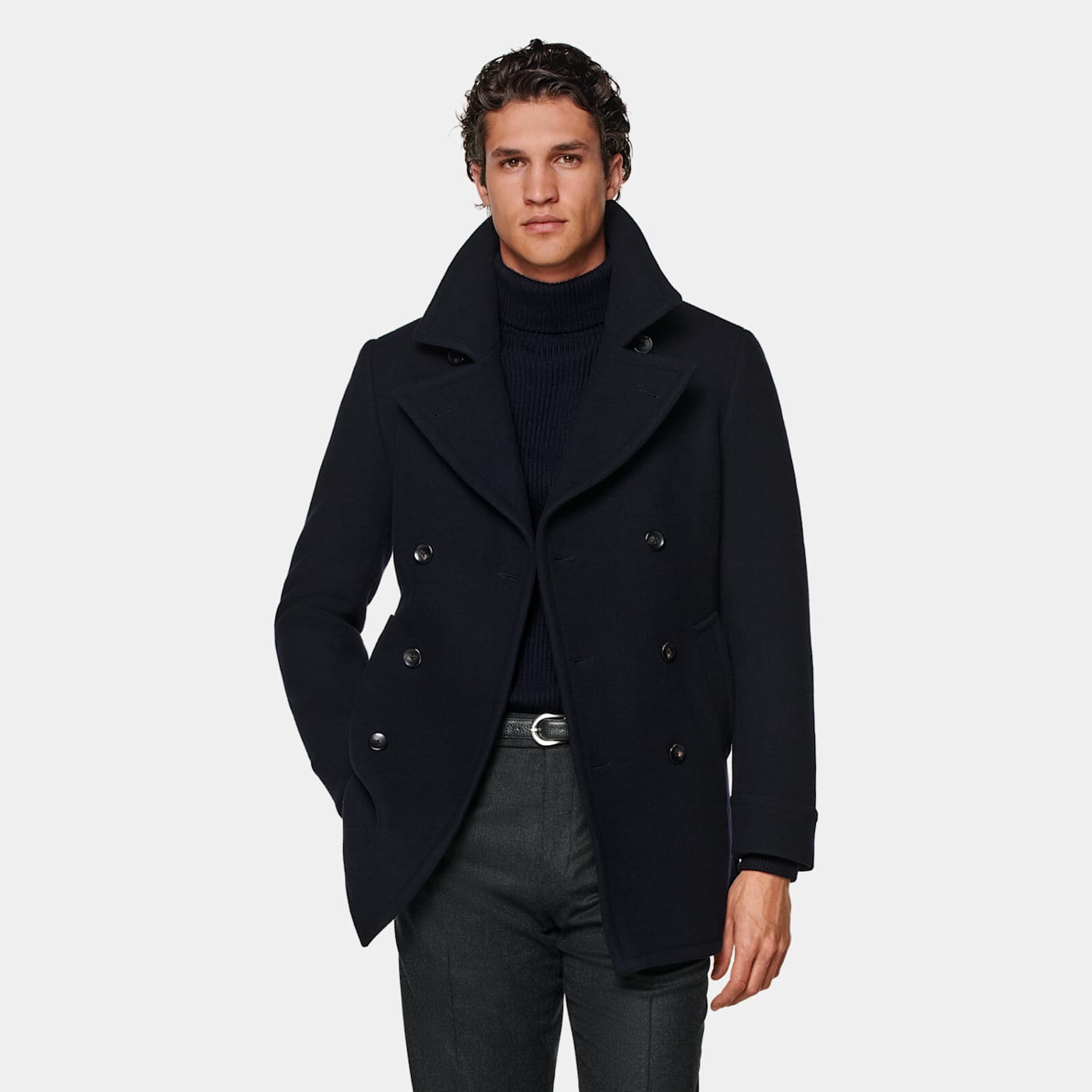 Suitsupply Navy Peacoat