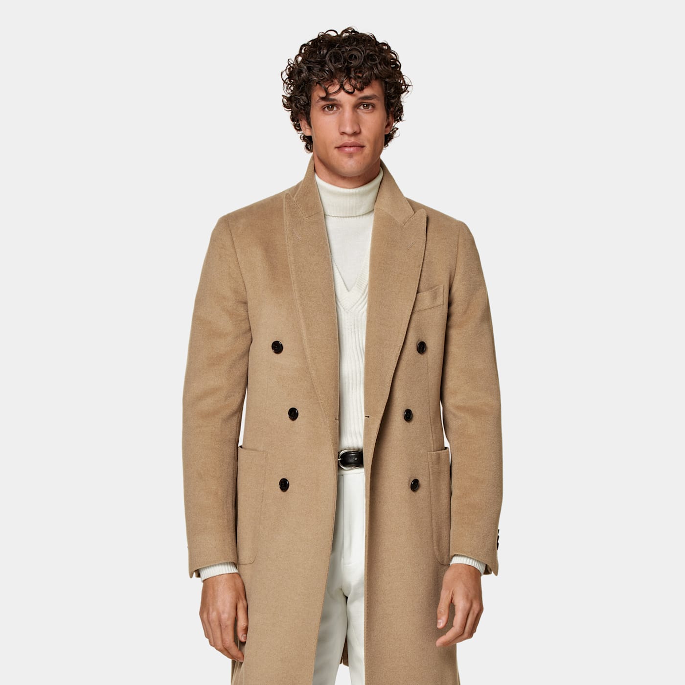 Suitsupply Mid Brown Overcoat