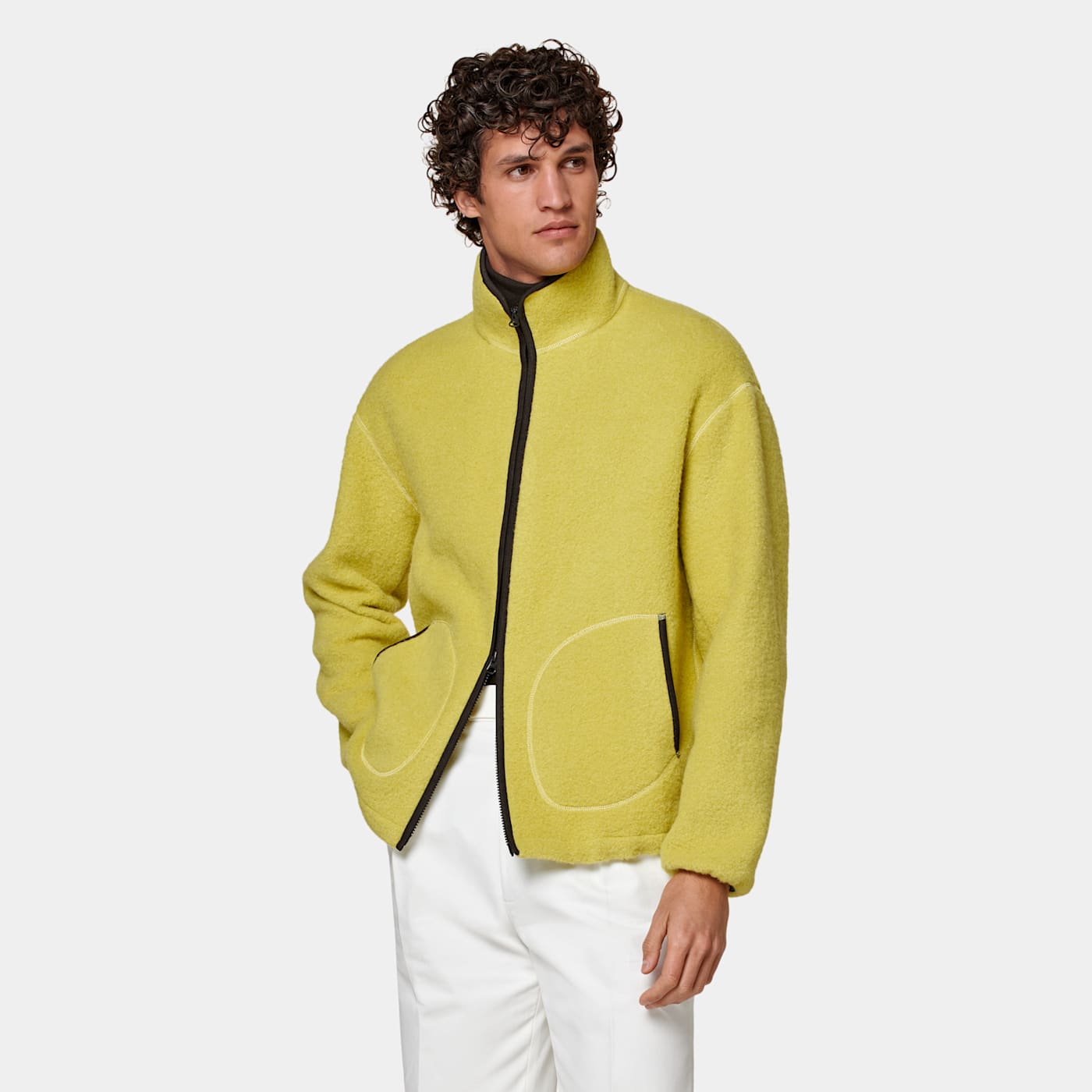 Suitsupply Yellow Hiking Jacket