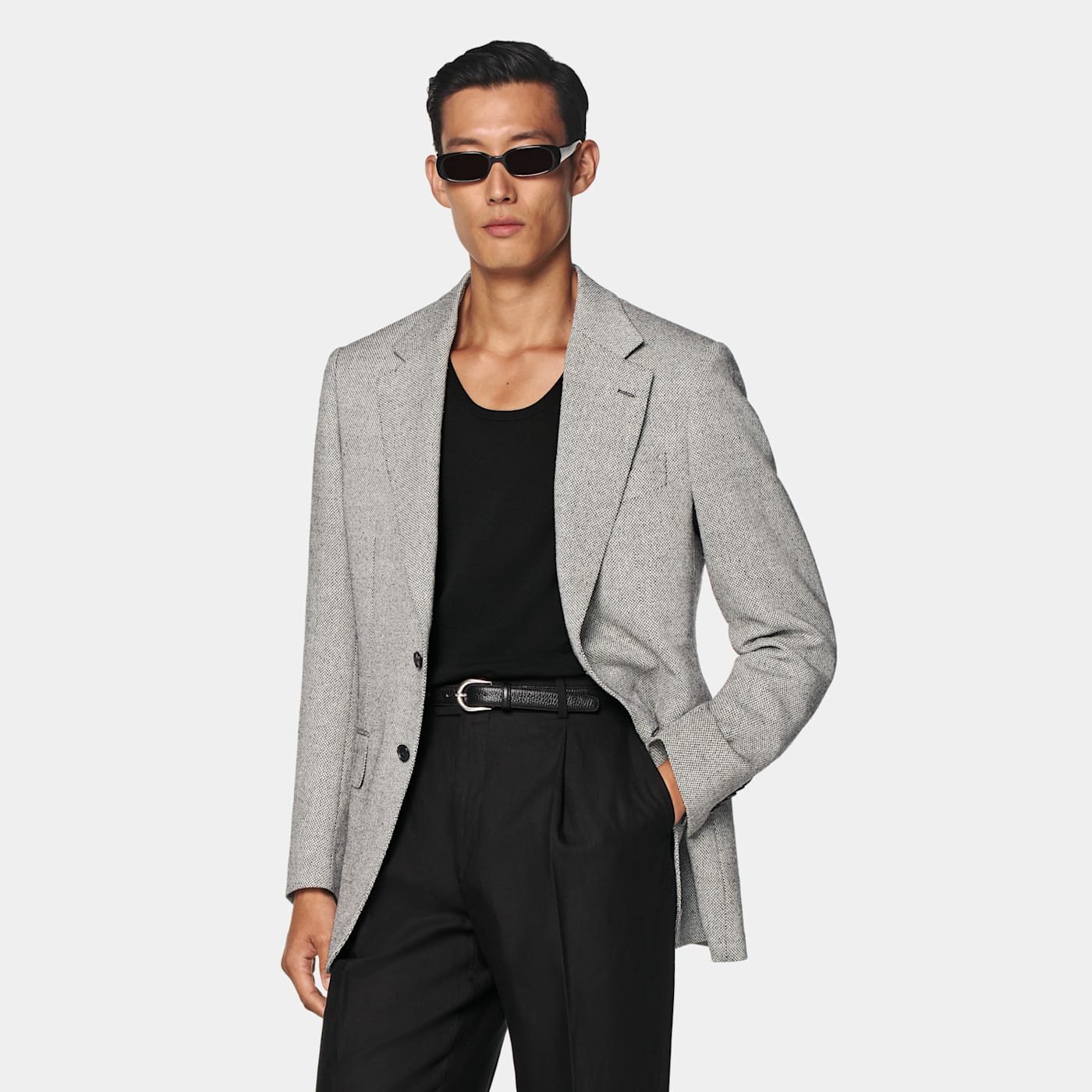 Suitsupply Black Tailored Fit Milano Blazer