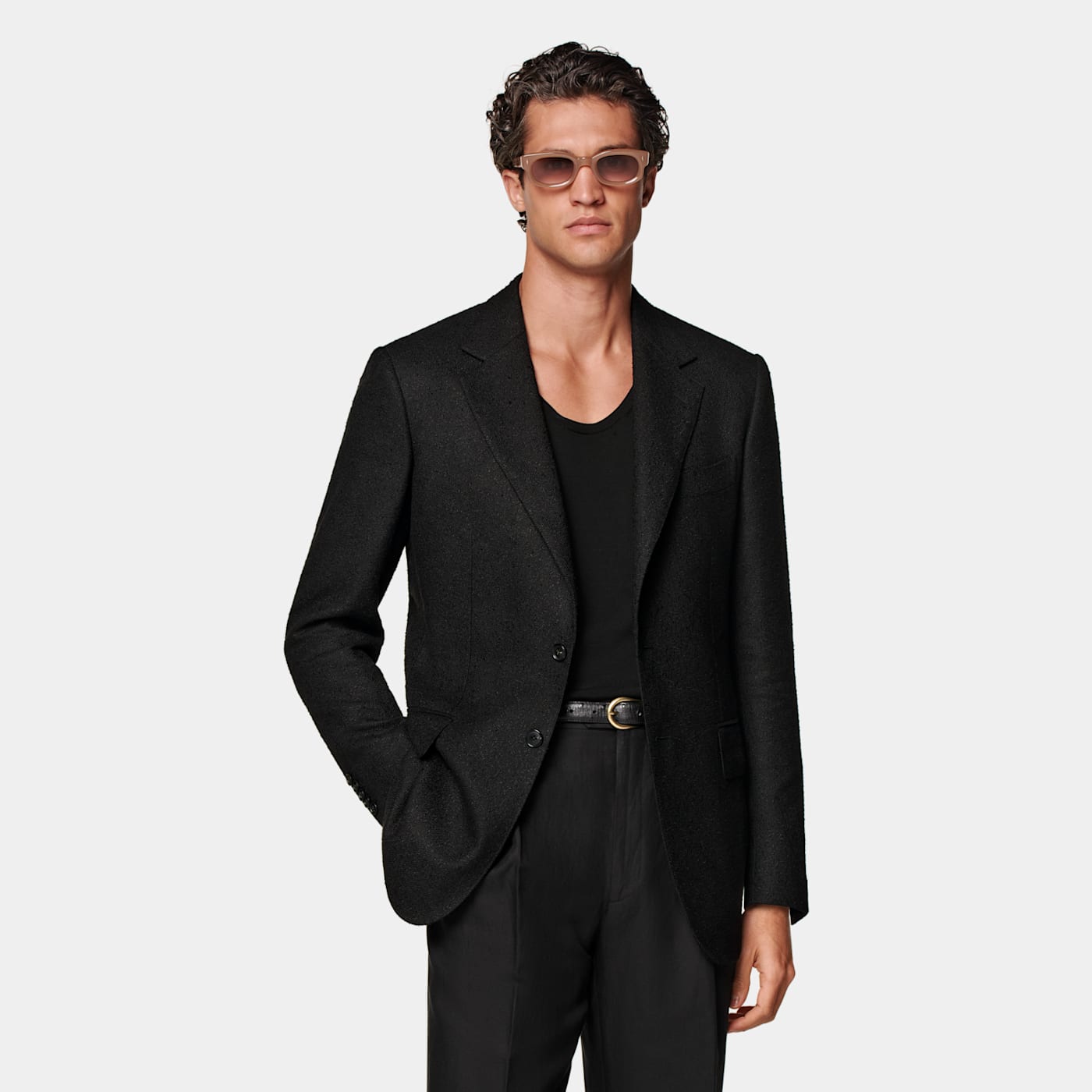 Suitsupply Black Tailored Fit Milano Blazer