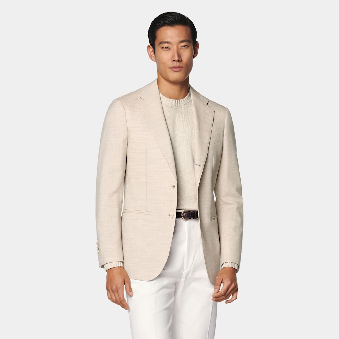 Suitsupply Sand Tailored Fit Havana Suit Jacket