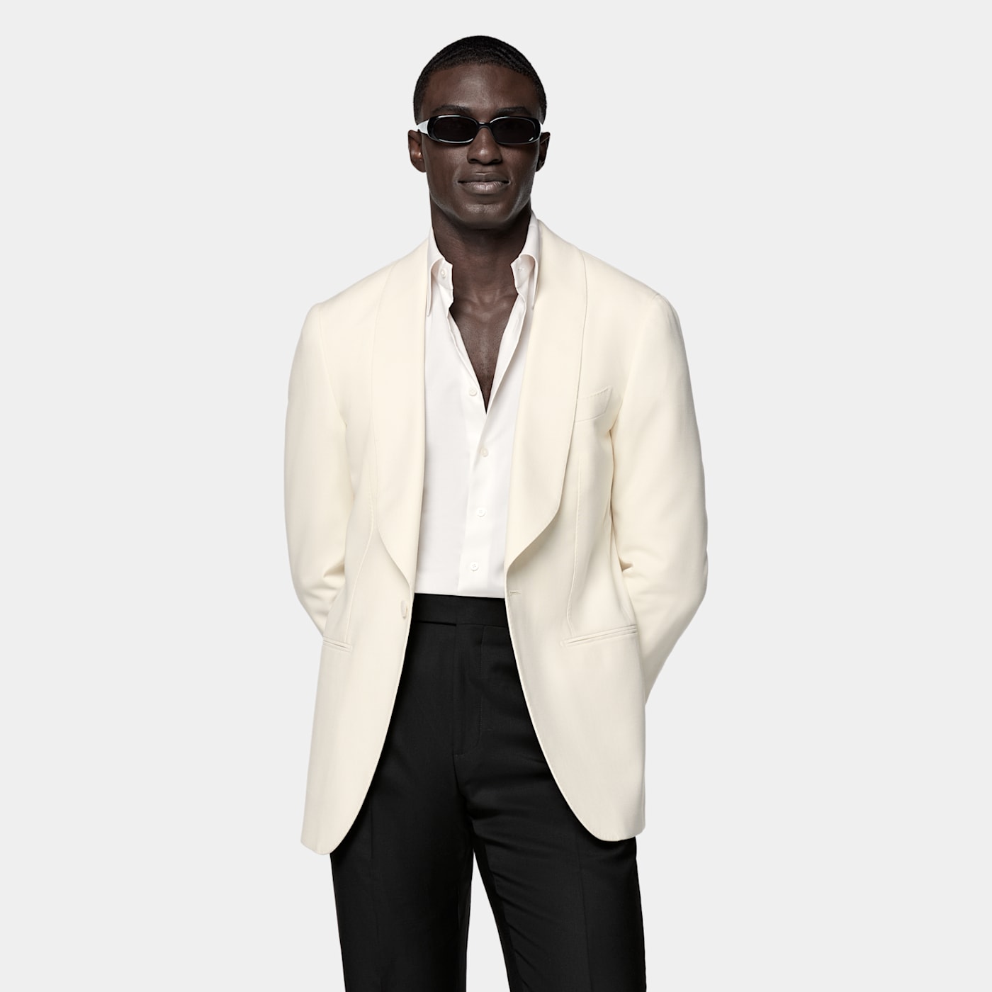 Suitsupply Off-white Tailored Fit Havana Dinner Jacket