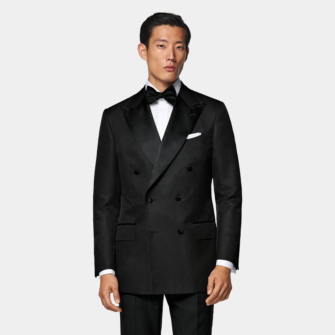 Suitsupply Black Tailored Fit Milano Dinner Jacket
