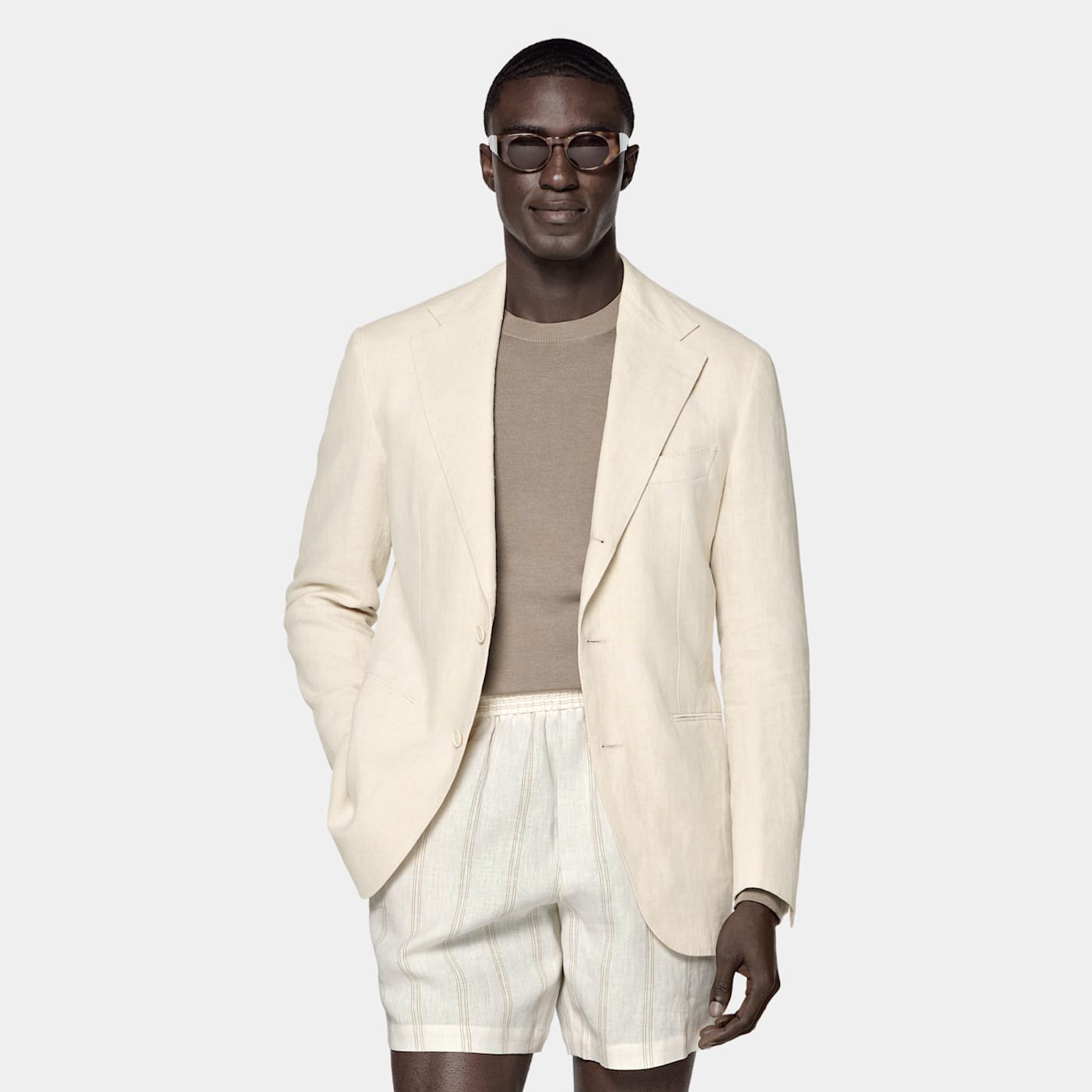 Suitsupply Sand Relaxed Fit Roma Suit Jacket