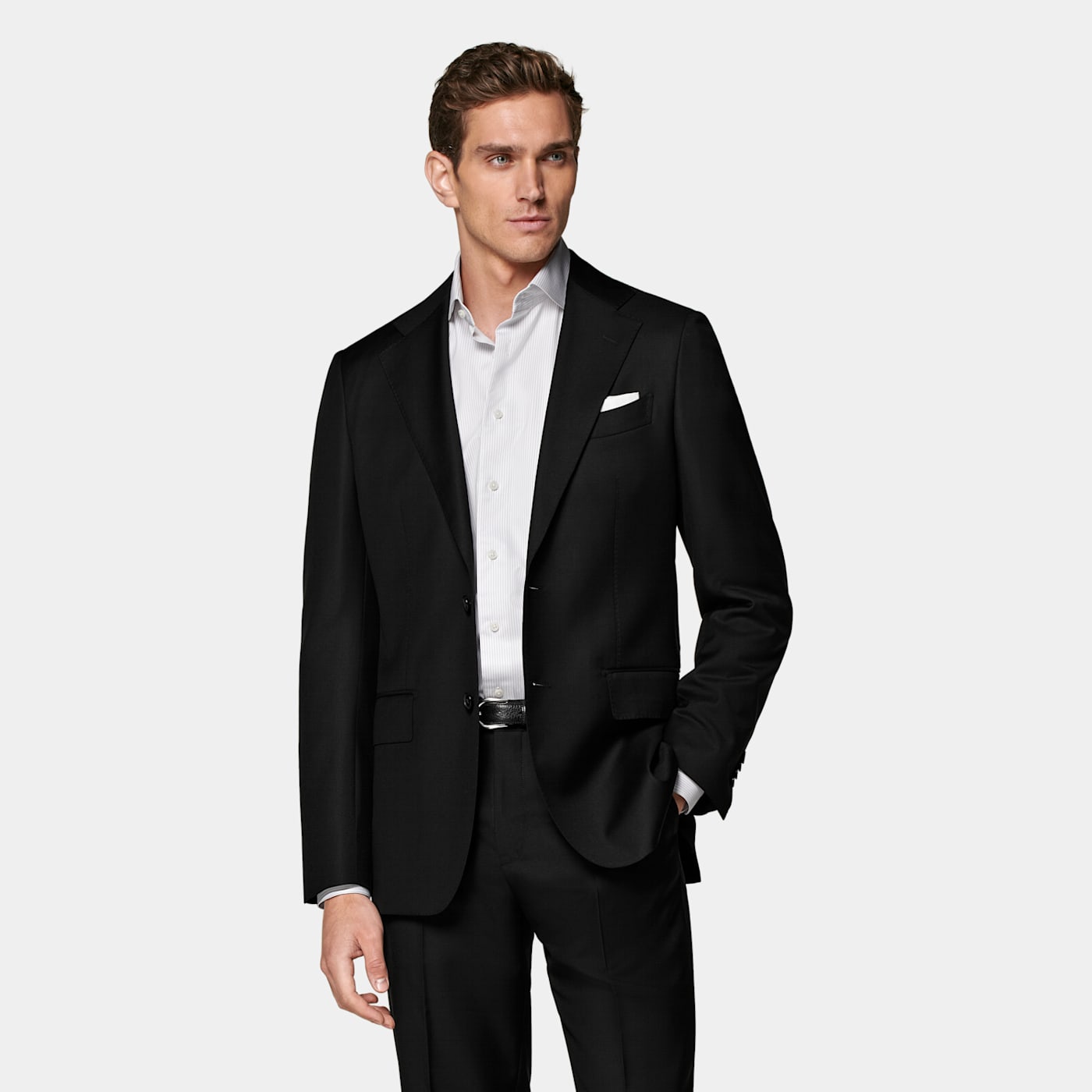 Suitsupply Black Havana Suit Jacket