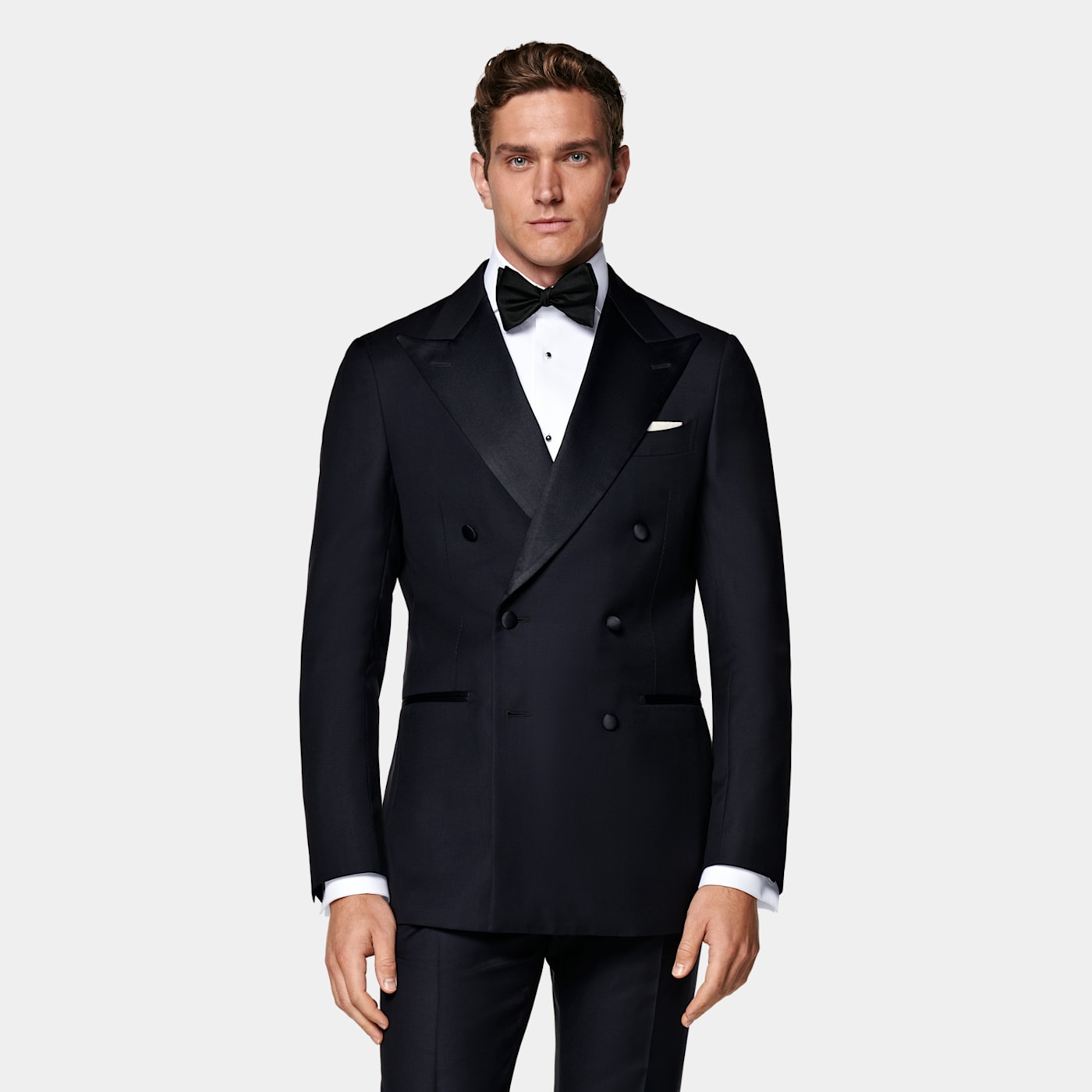 Suitsupply Navy Tailored Fit Havana Dinner Jacket