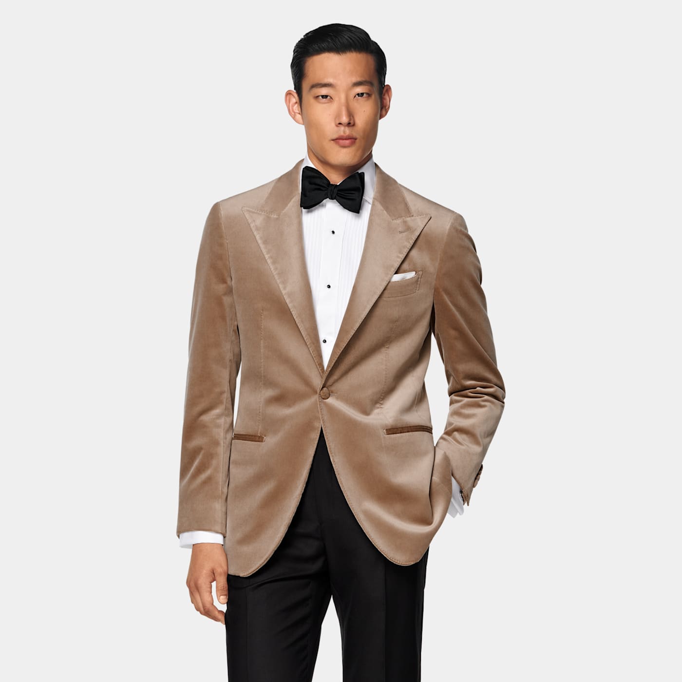 Suitsupply Mittelbraune Tailored Fit Havana Dinner Jacket In Brown