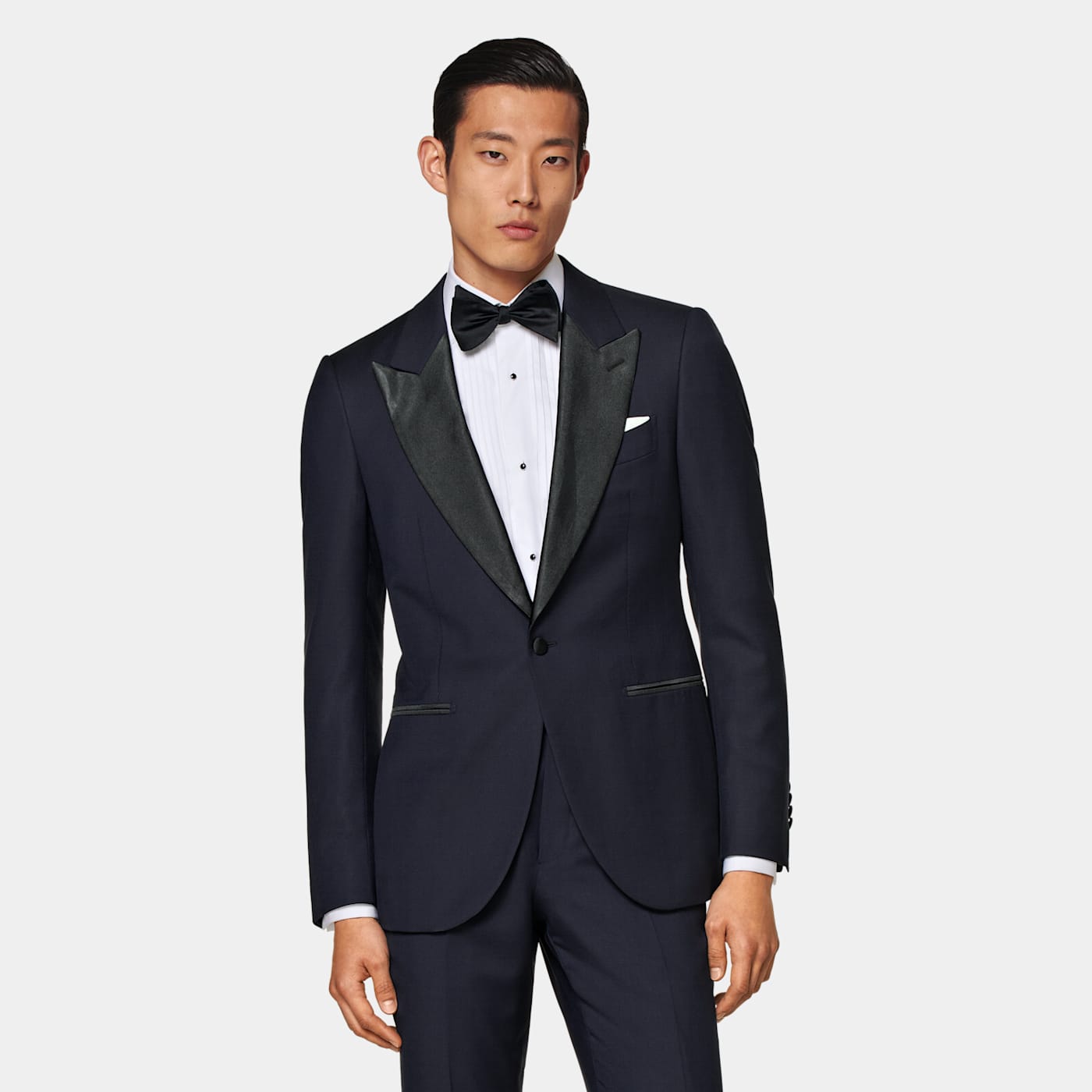 Suitsupply Navy Tailored Fit Lazio Dinner Jacket