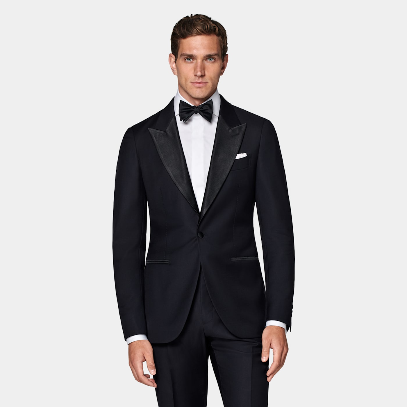 Suitsupply Navy Tailored Fit Lazio Dinner Jacket