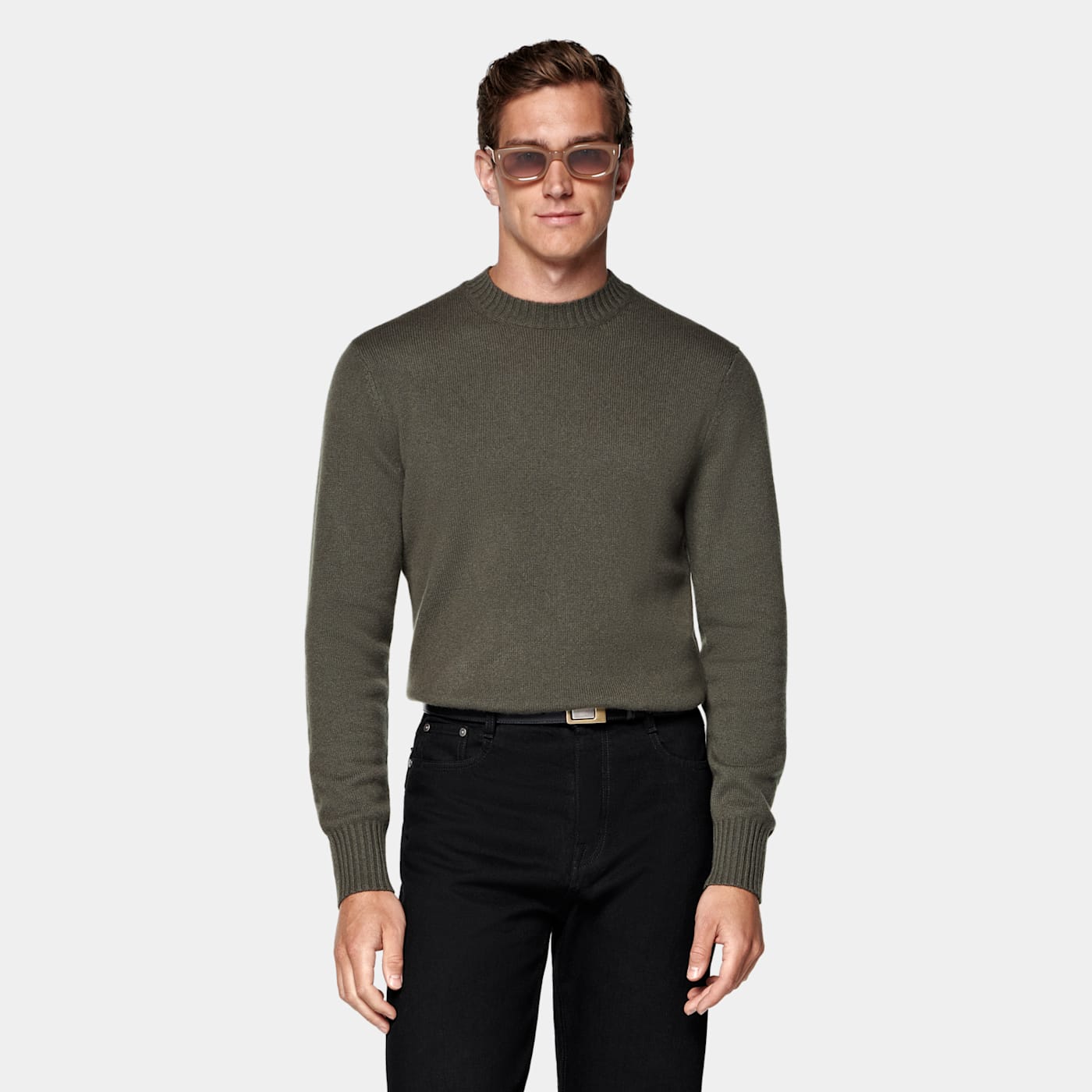 Suitsupply Green Crewneck