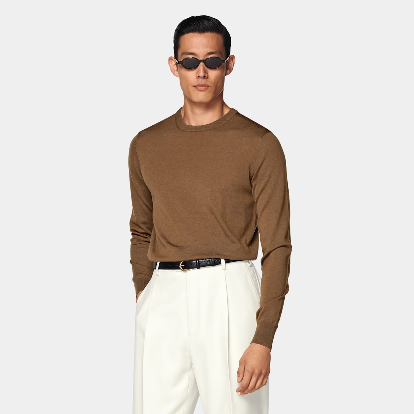 Suitsupply Brown Crewneck