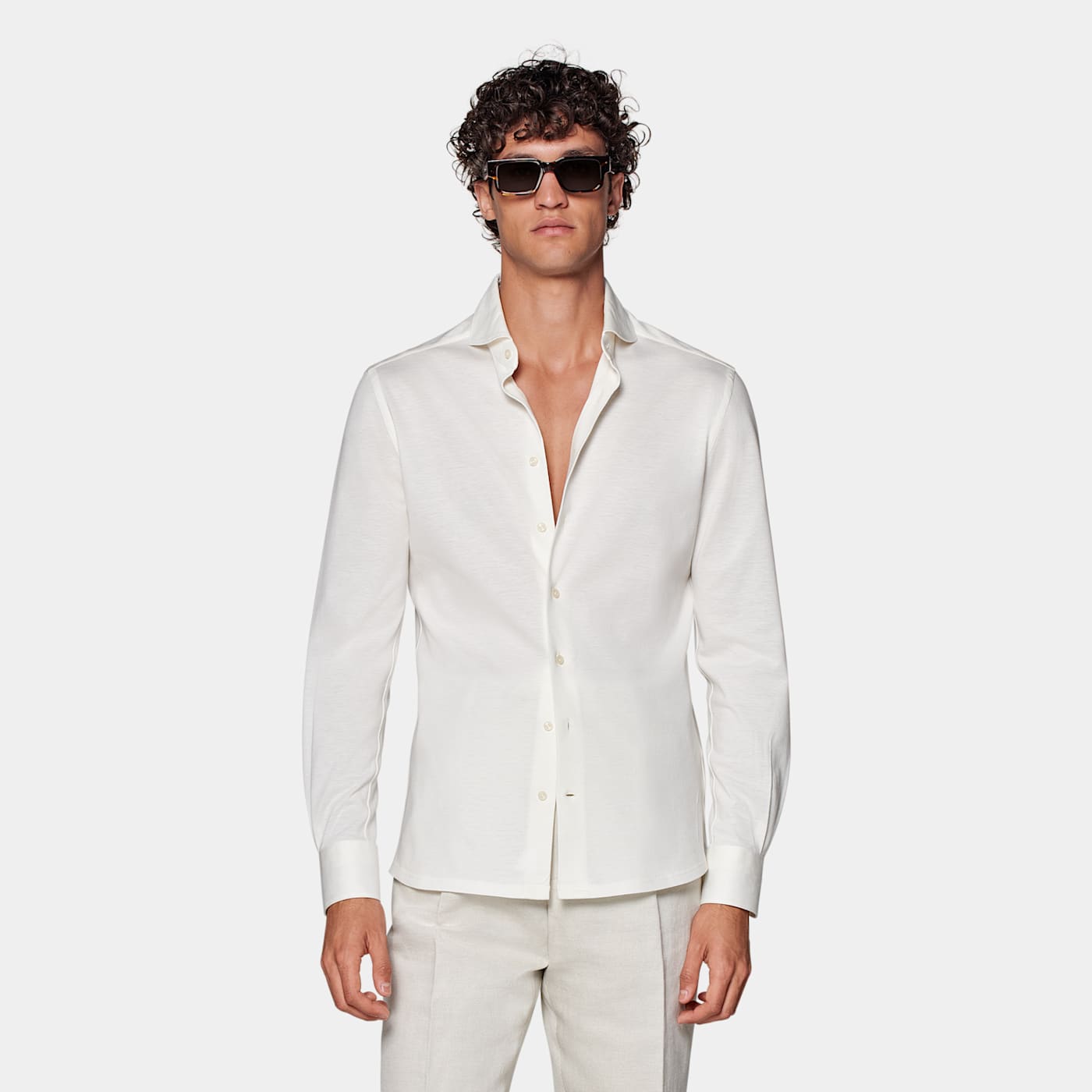 Suitsupply Off-white Extra Slim Fit Shirt