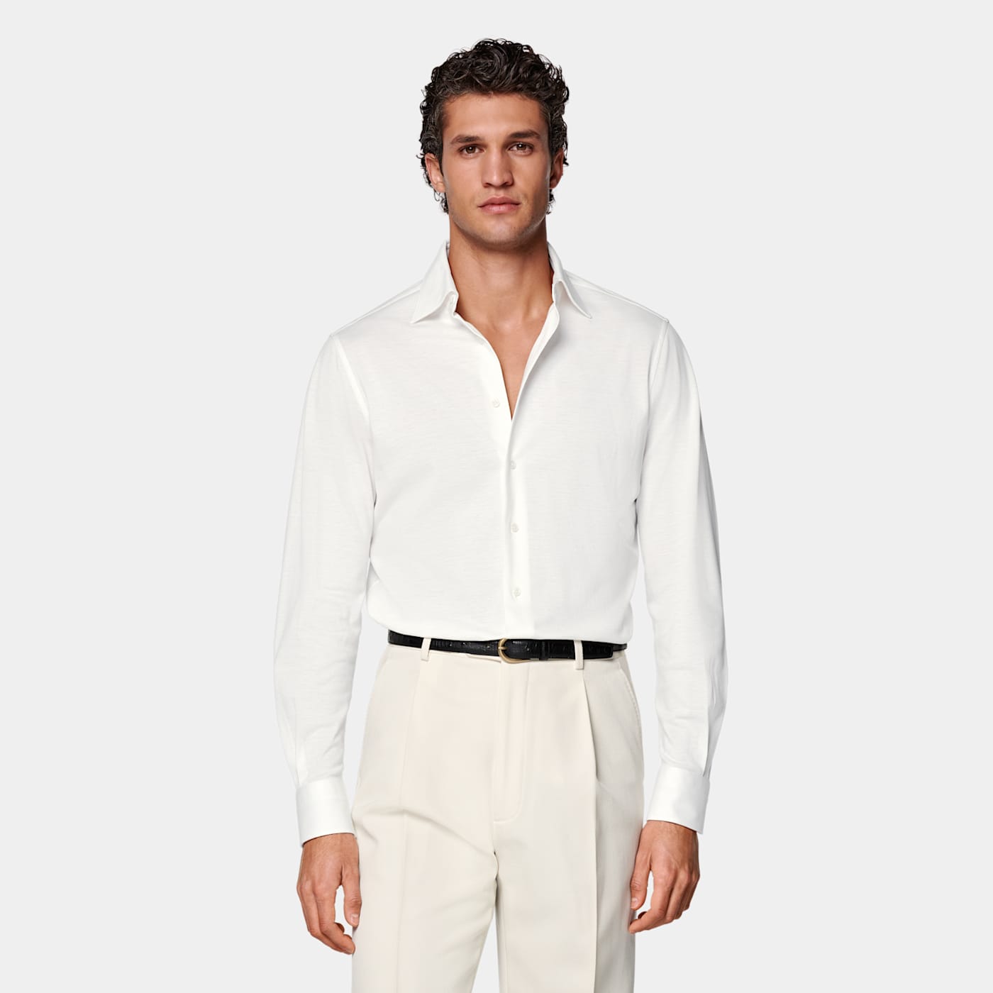 Suitsupply Chemise Coupe Tailored Blanc Cassé