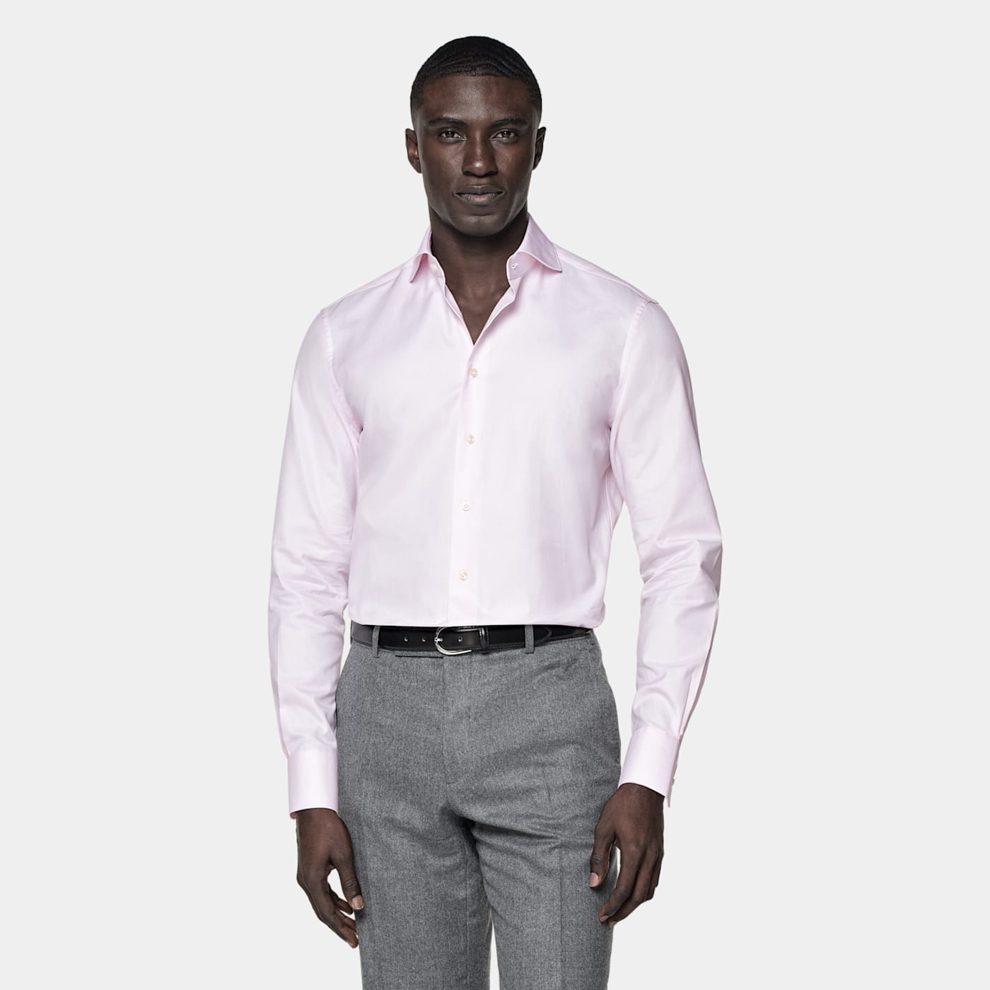 Suitsupply Pink Cutaway Collar Shirt