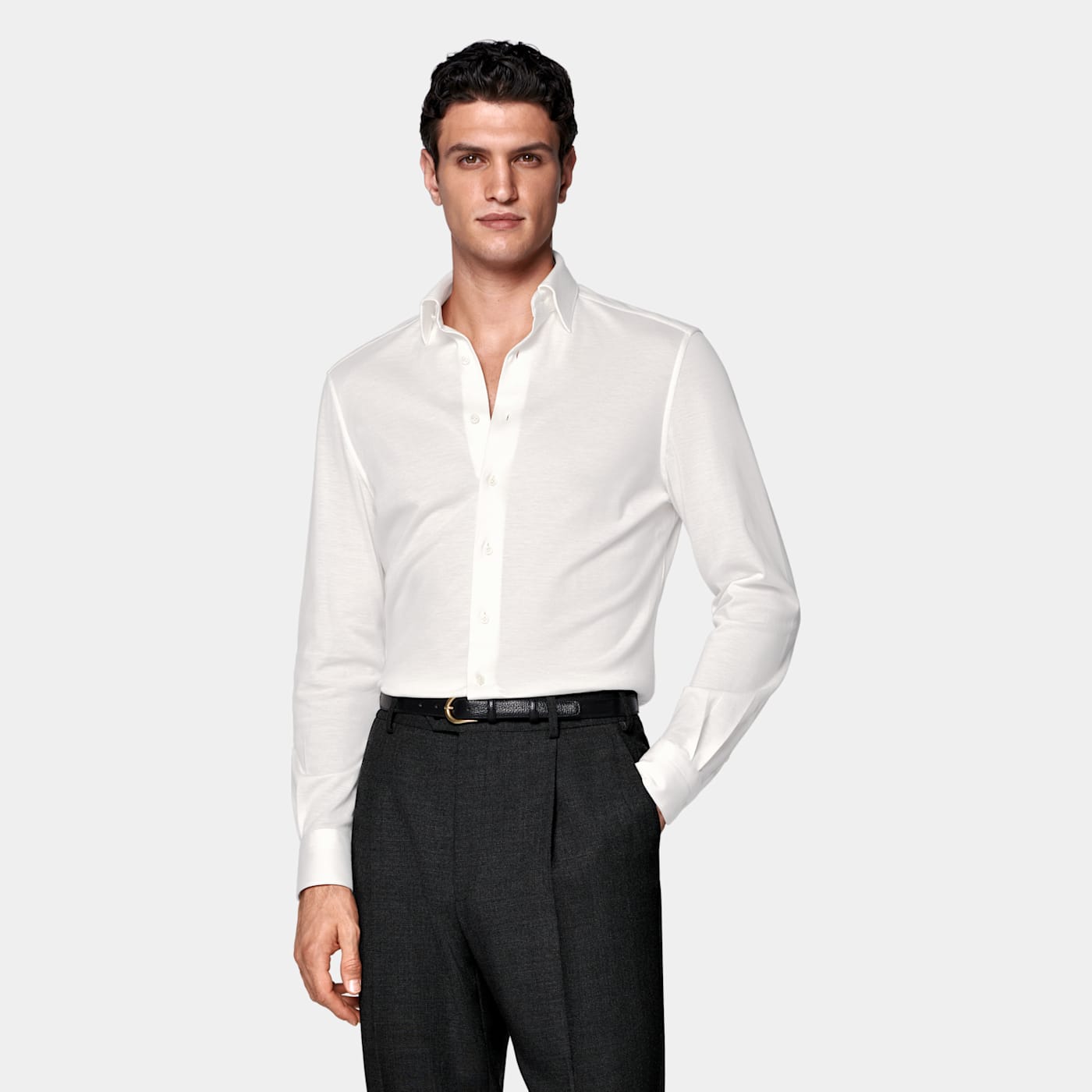 Suitsupply Off-white Tailored Fit Shirt