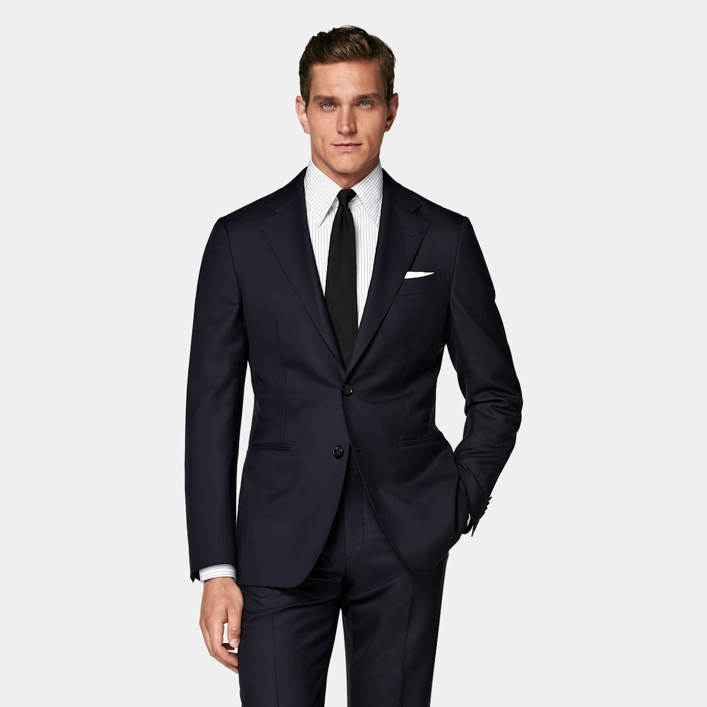 Suitsupply Navy Perennial Tailored Fit Havana Suit In Blue