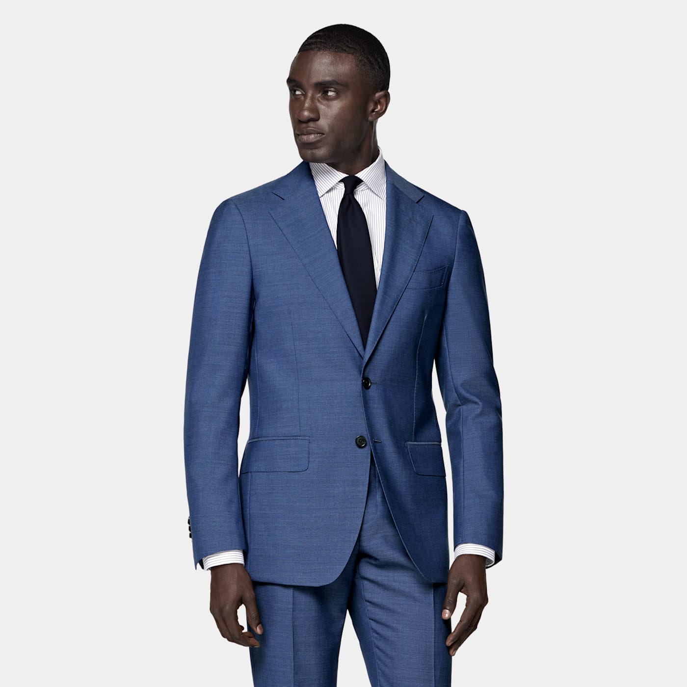 Suitsupply Mid Blue Perennial Tailored Fit Havana Suit
