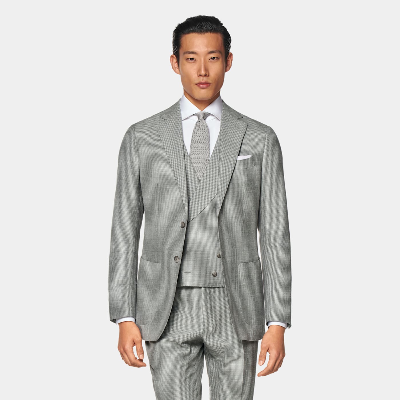 Suitsupply Light Grey Waistcoat In Gray