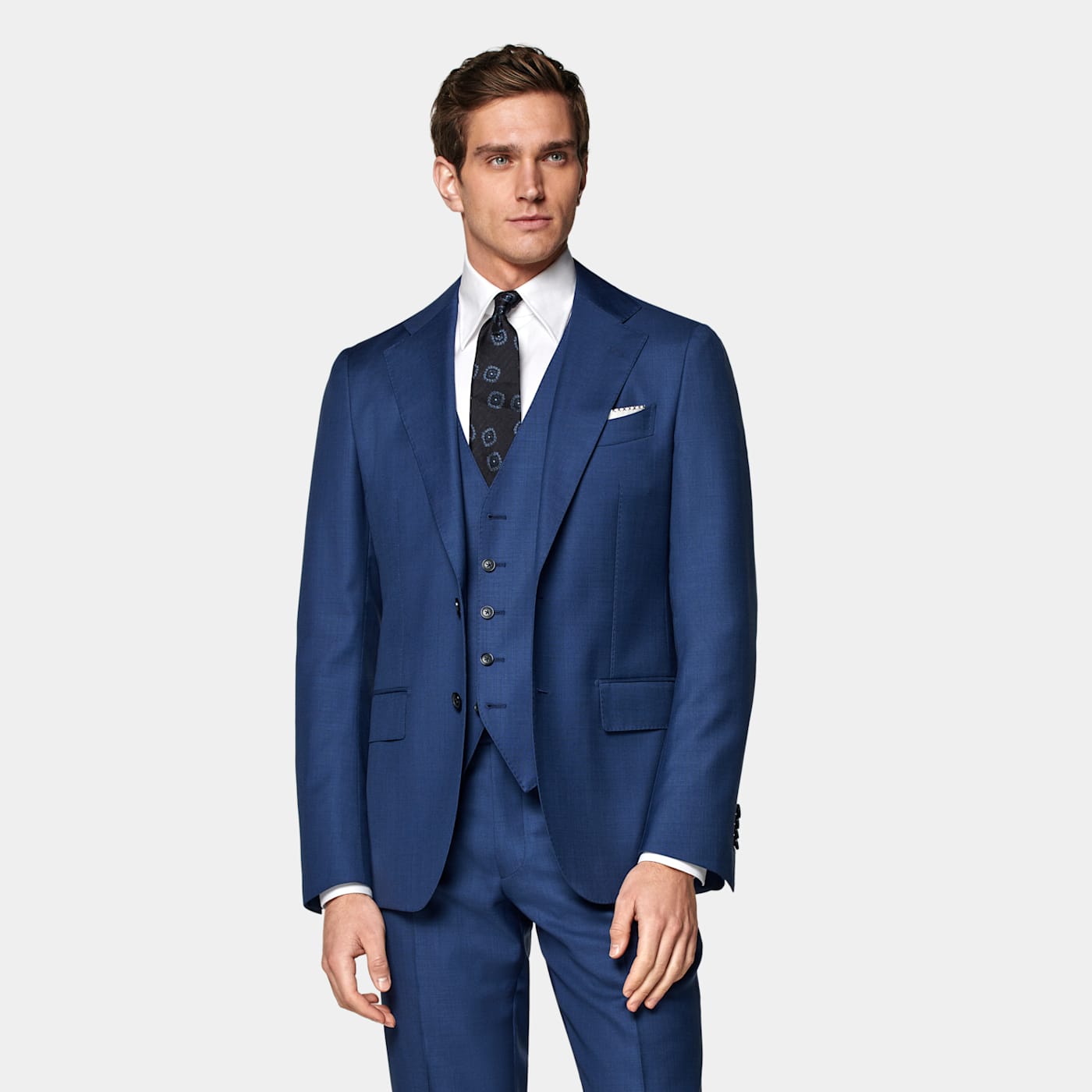Suitsupply Mid Blue Waistcoat