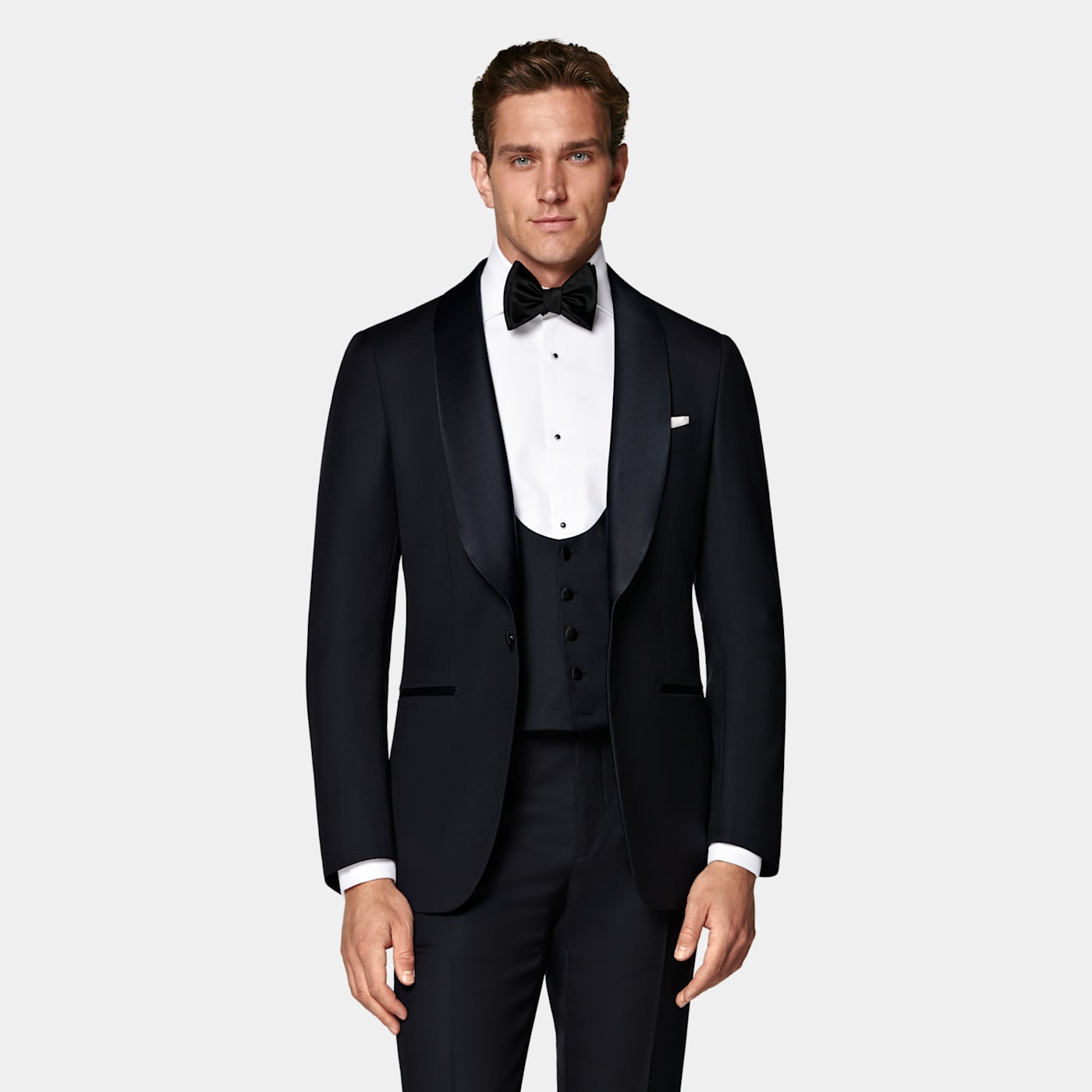 Suitsupply Gilet De Smoking Bleu Marine