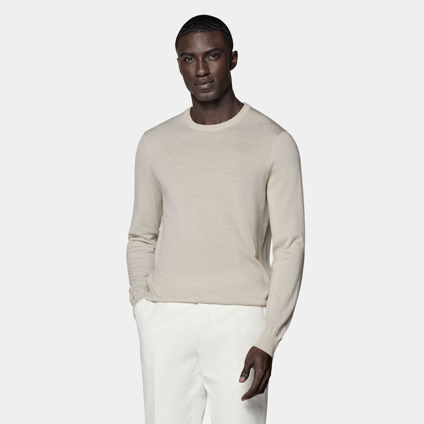 Suitsupply Sand Turtleneck In Neutral