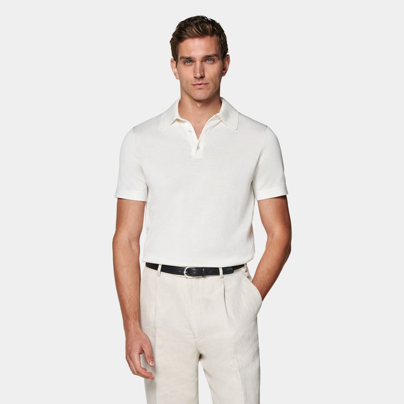 Suitsupply Off-white Polo Shirt