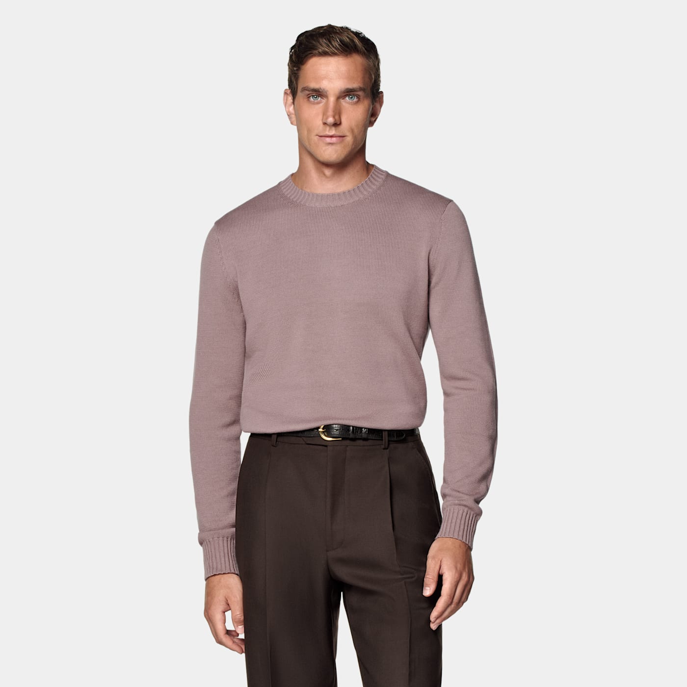 Suitsupply Purple Crewneck