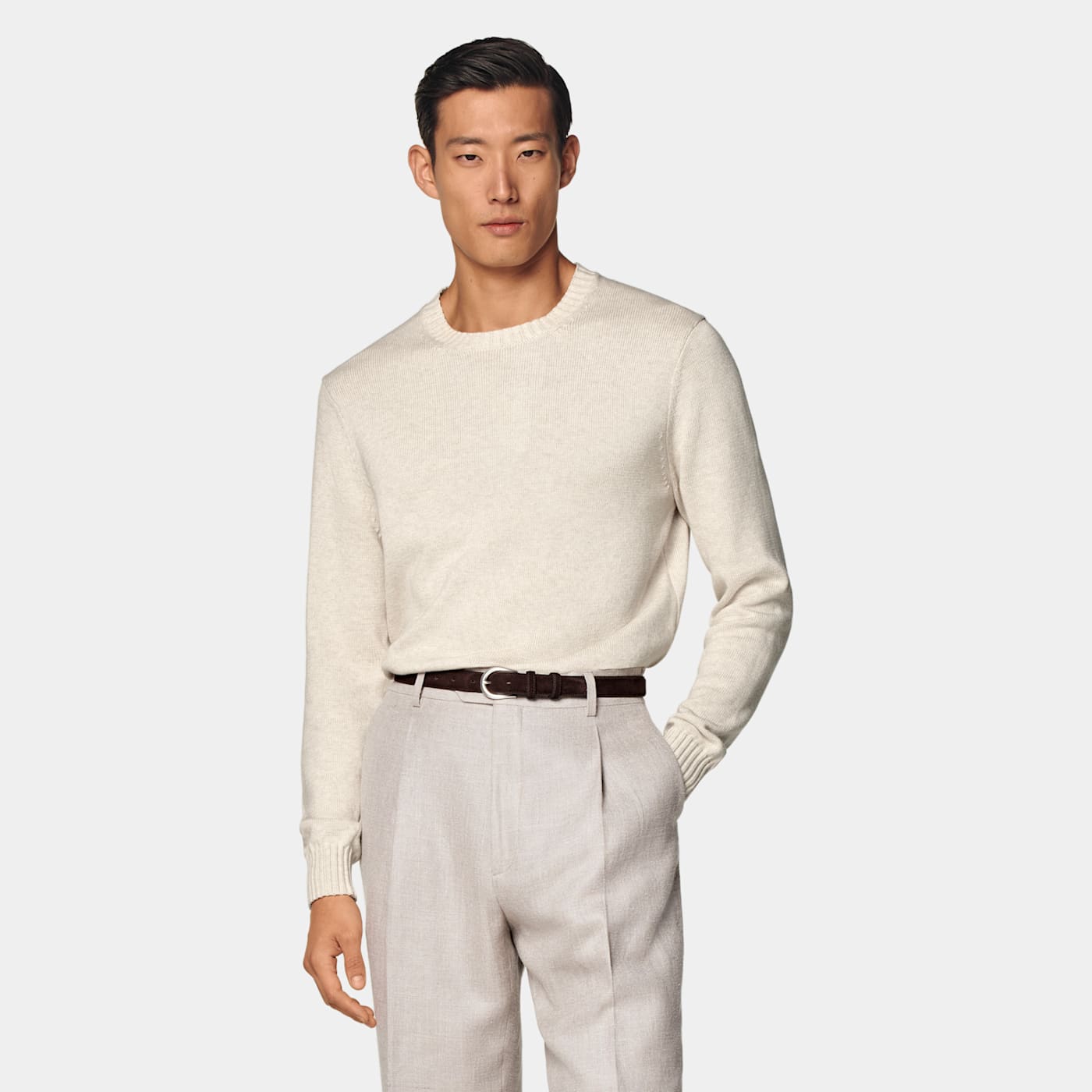 Suitsupply Sand Crewneck