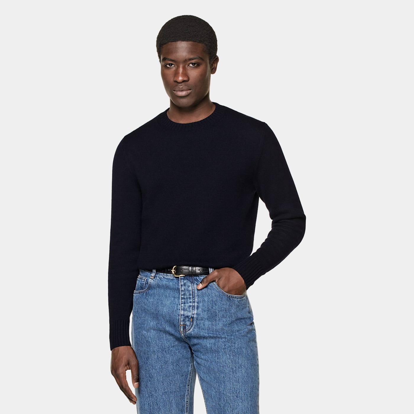 Suitsupply Navy Crewneck