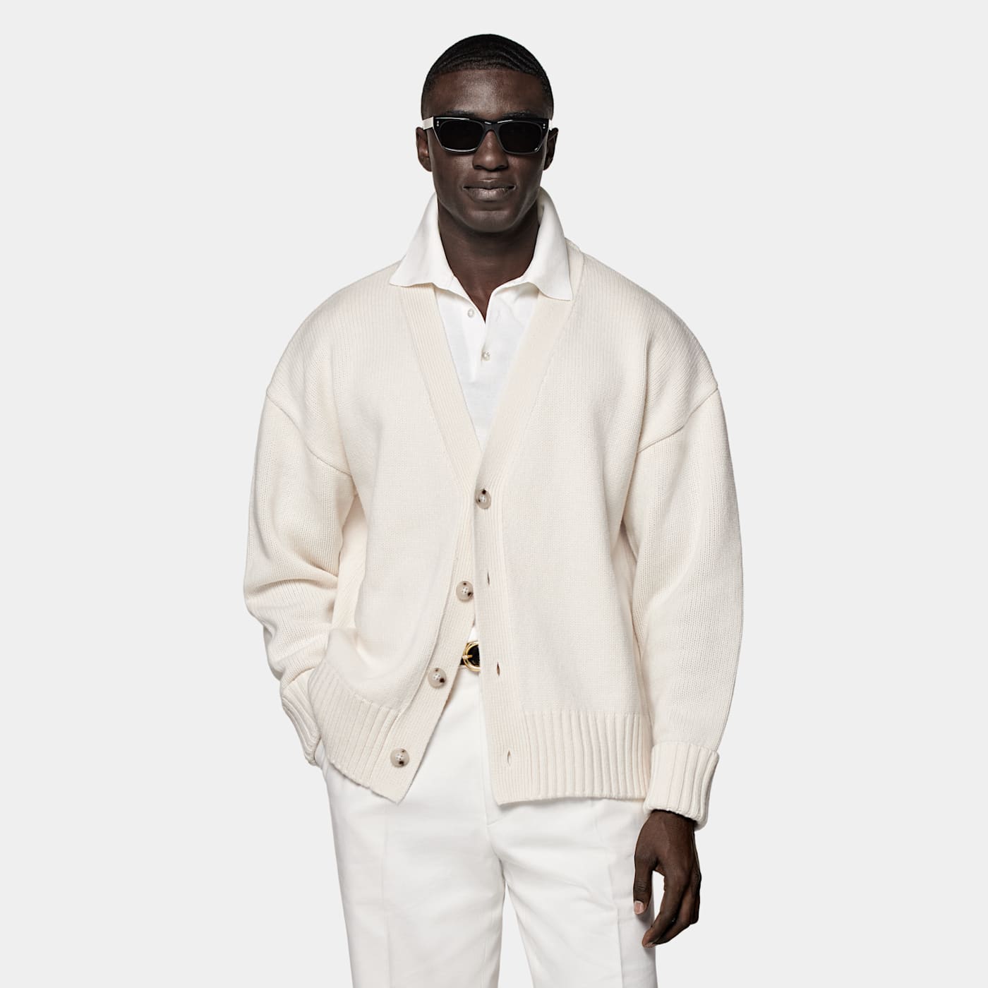 Suitsupply Off-white Oversized Cardigan