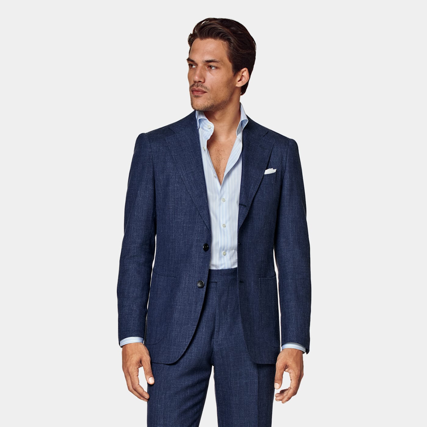 Suitsupply Mid Blue Havana Suit