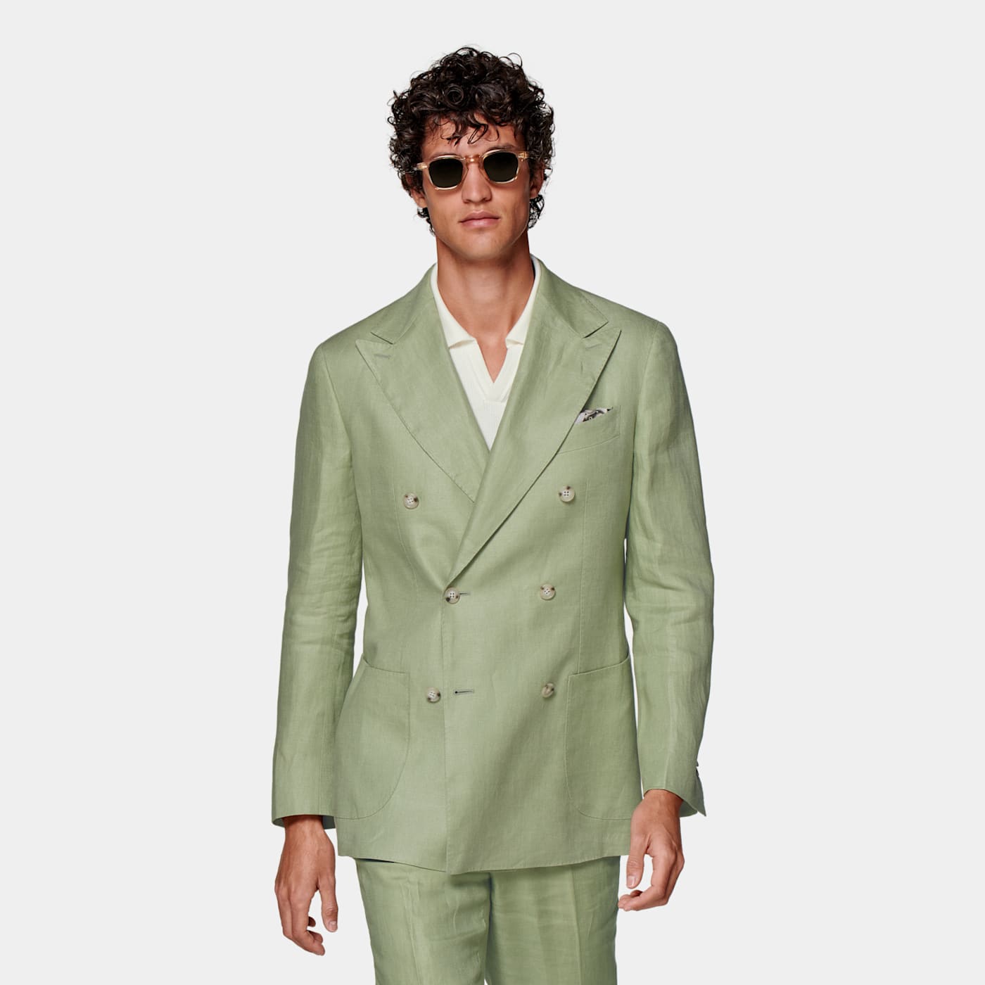 Suitsupply Light Green Havana Suit