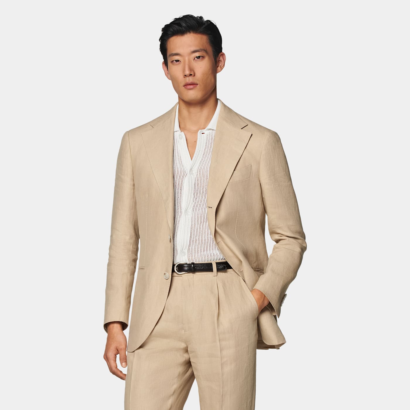 Shop Suitsupply Sand Relaxed Fit Roma Suit