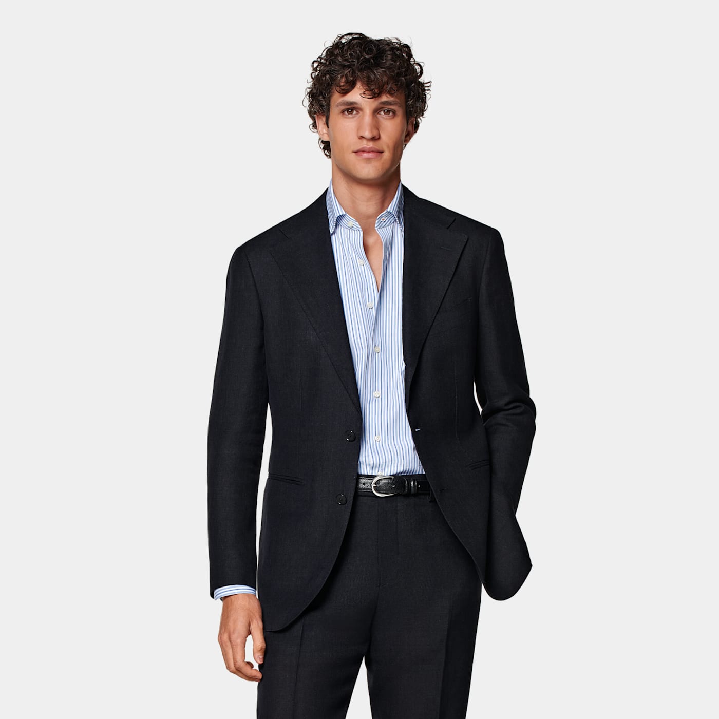 Suitsupply Navy Roma Suit In Red
