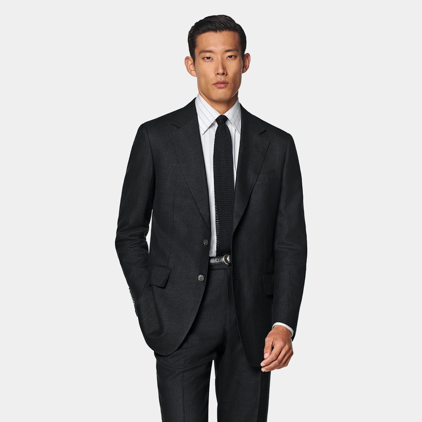 Suitsupply Black Tailored Fit Milano Suit