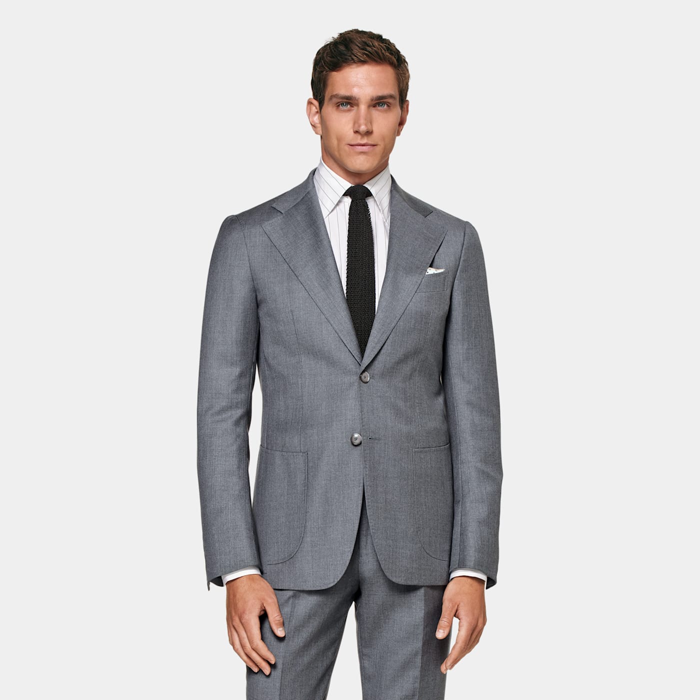 Suitsupply Mid Grey Perennial Havana Suit In Gray