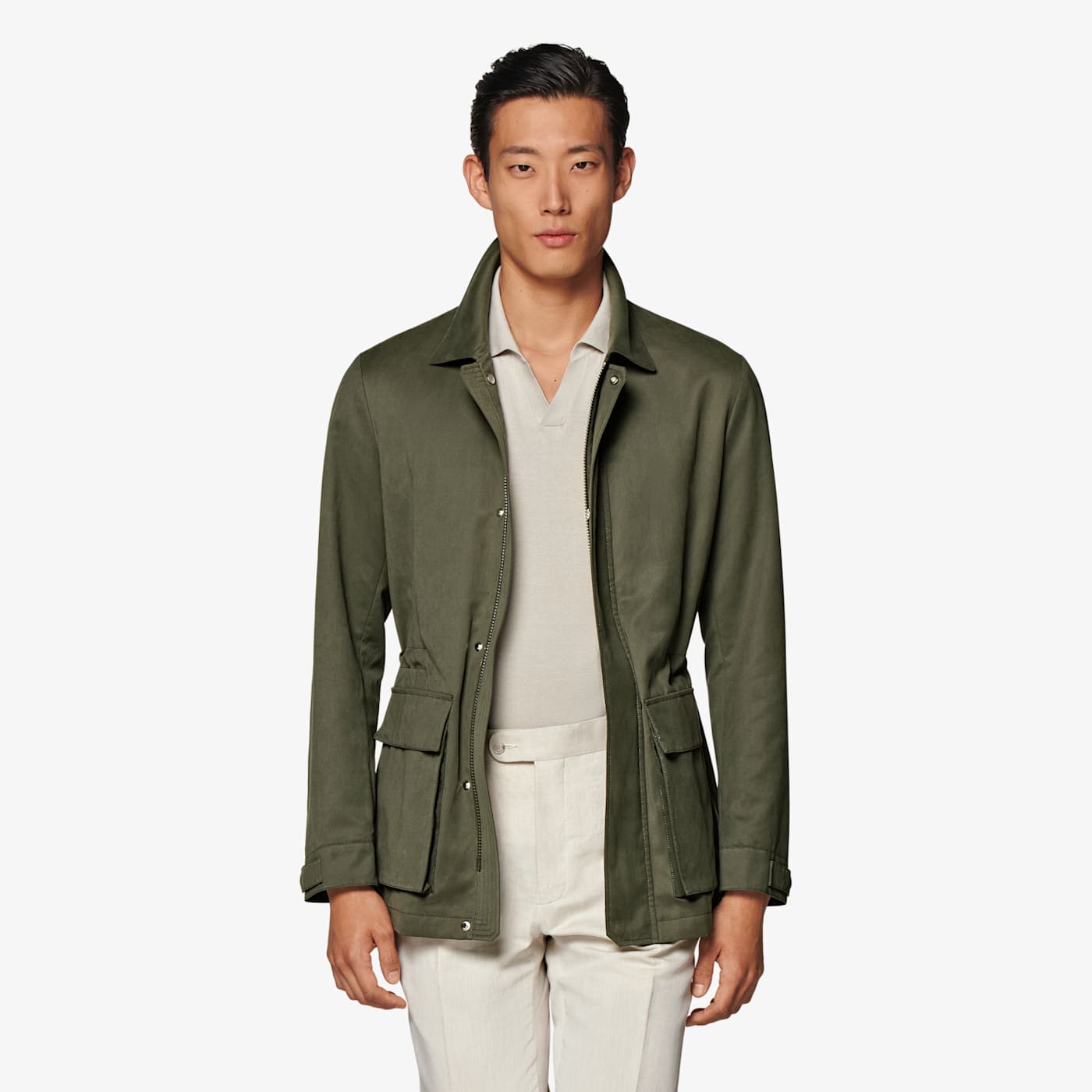 Suitsupply Dark Green Field Jacket
