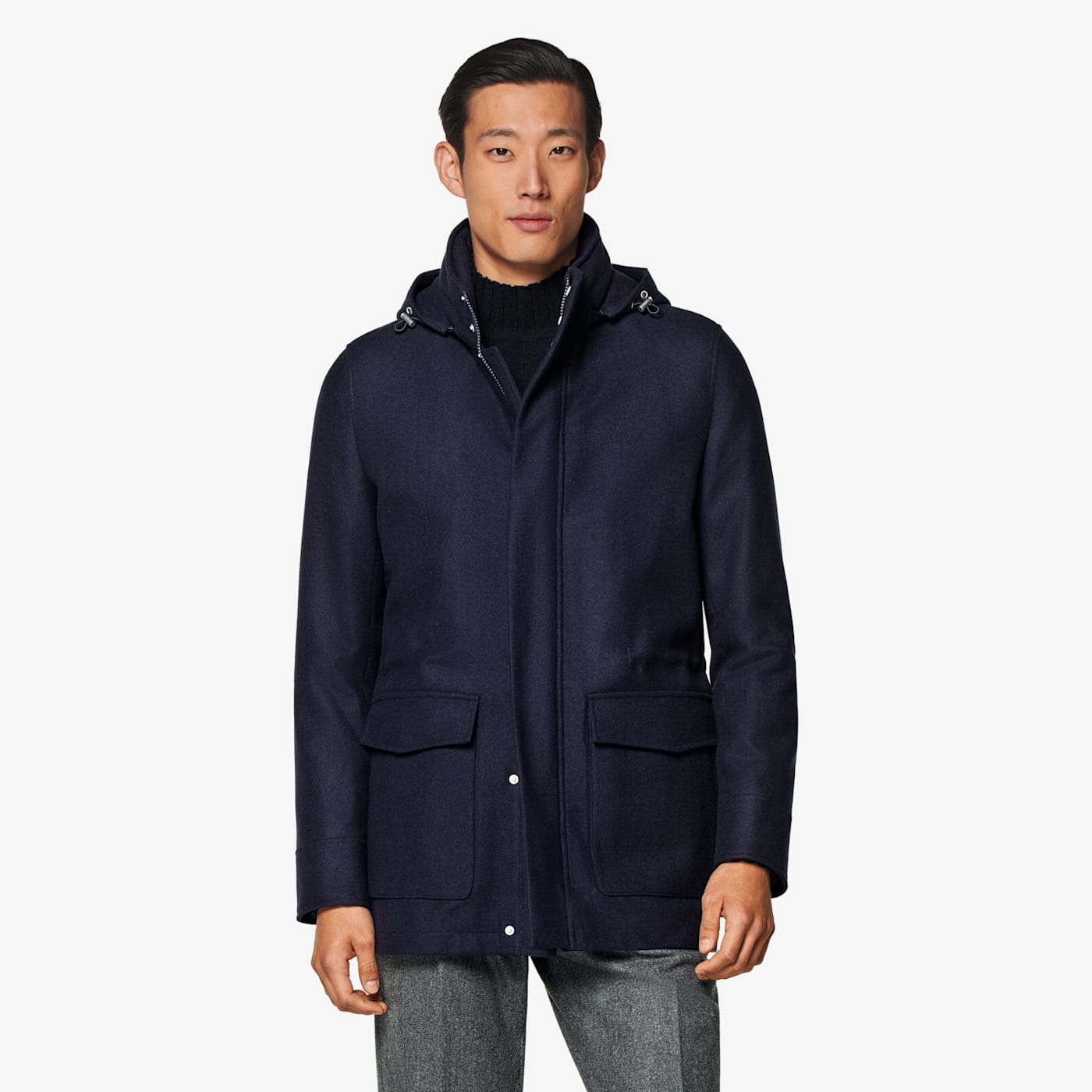 Suitsupply Navy Padded Parka