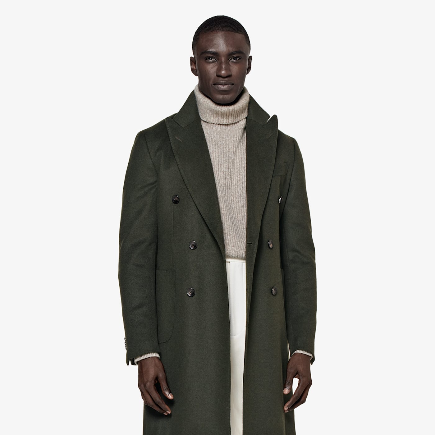 Suitsupply Green Overcoat